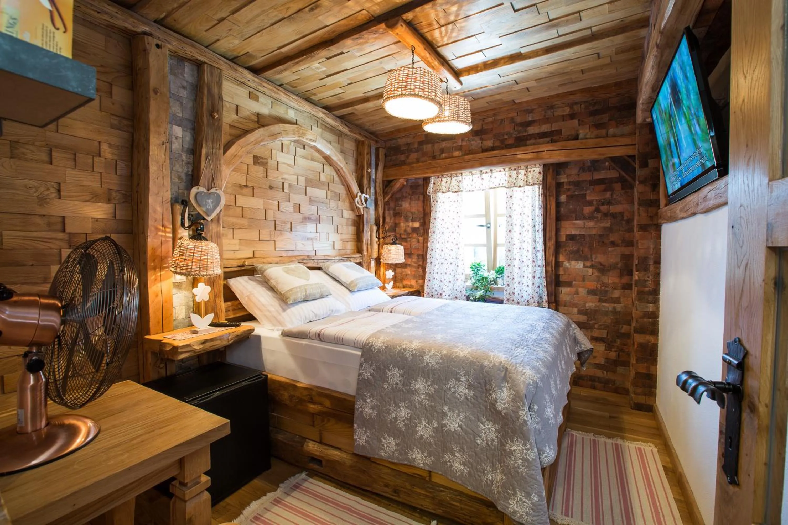 Bedroom, Bed in Old Bled House