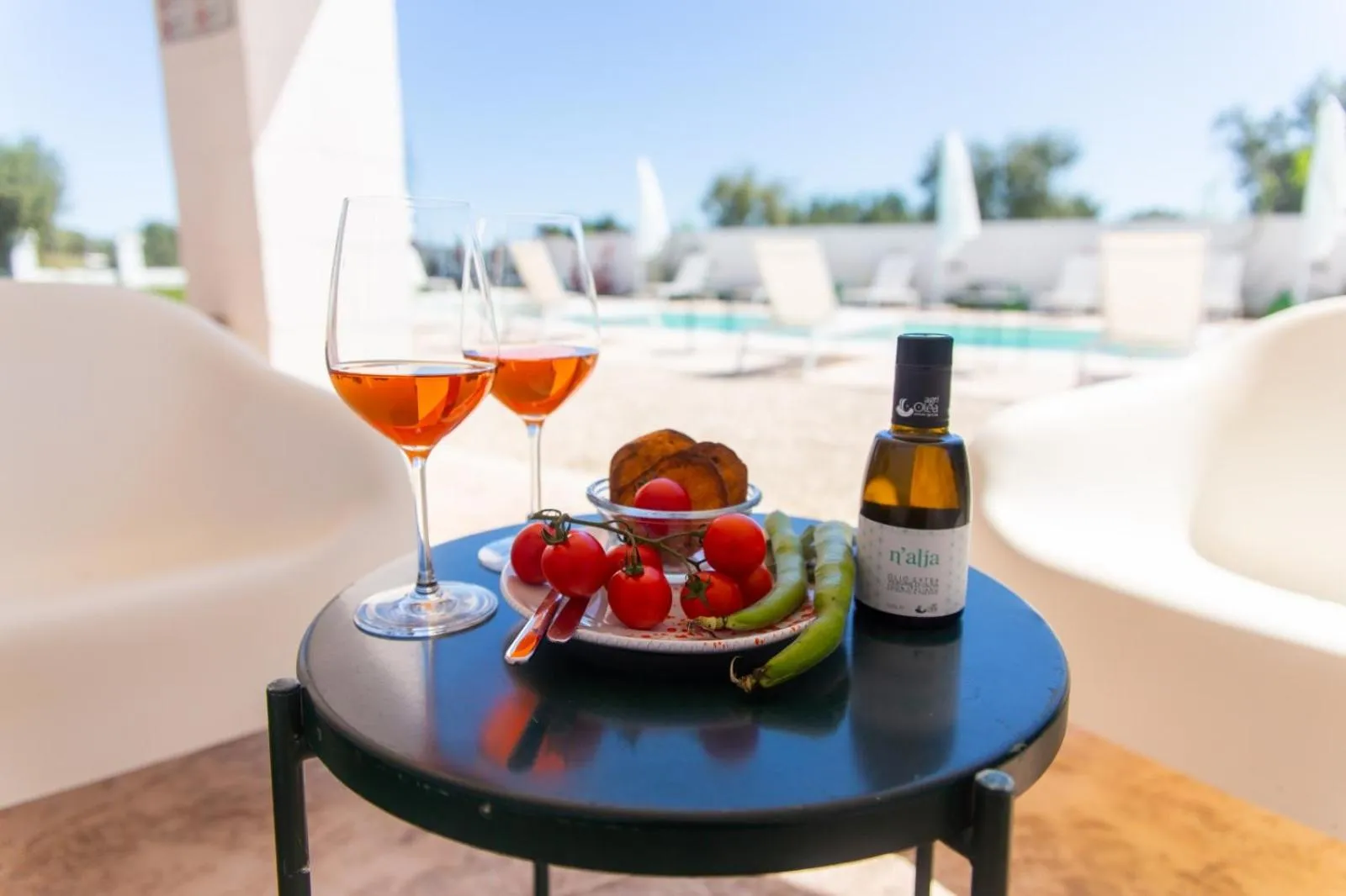 Lounge or bar in Tenuta Amostuni-Country House