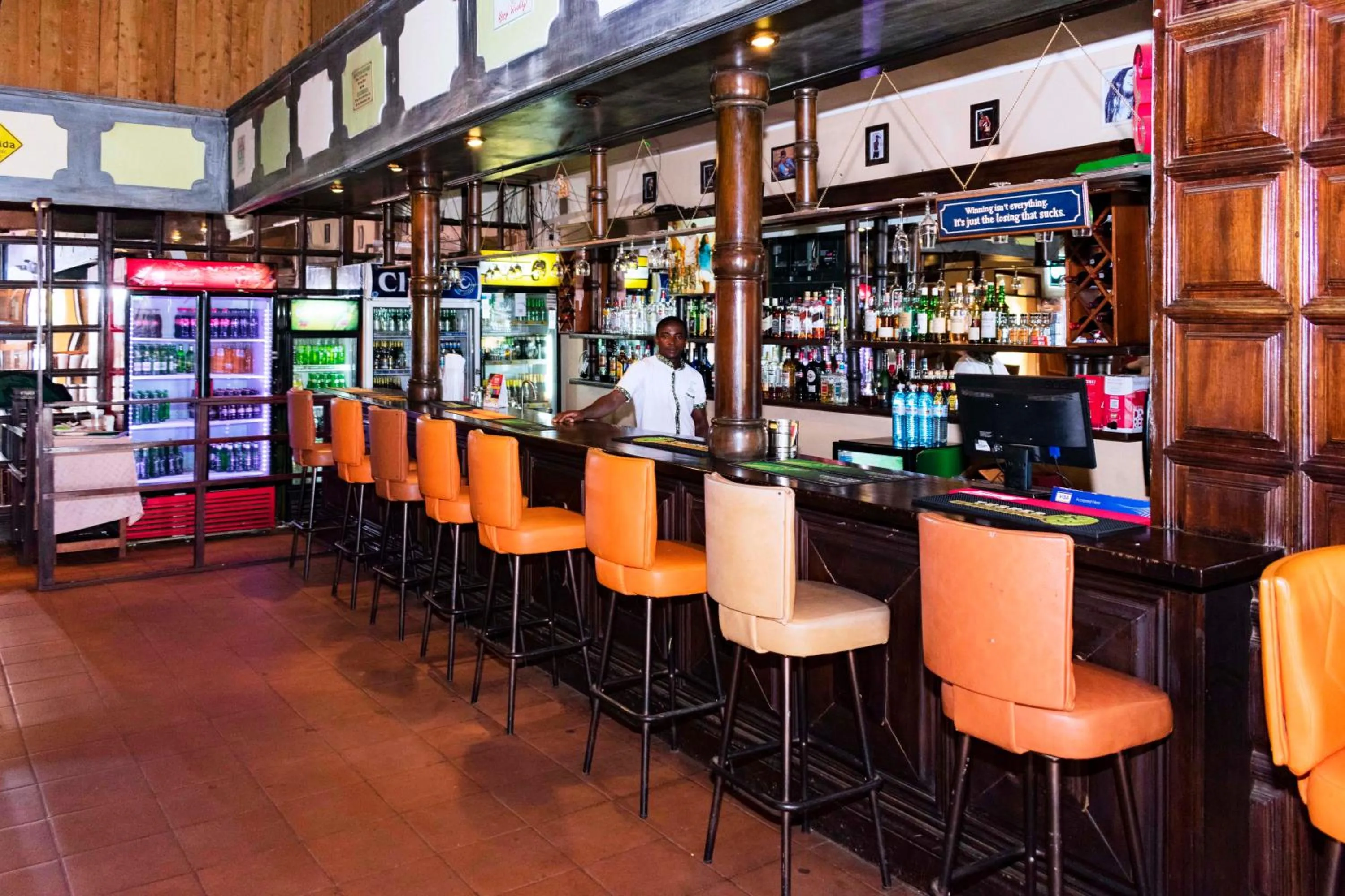 Staff in Mountains of the Moon Hotel Fort Portal