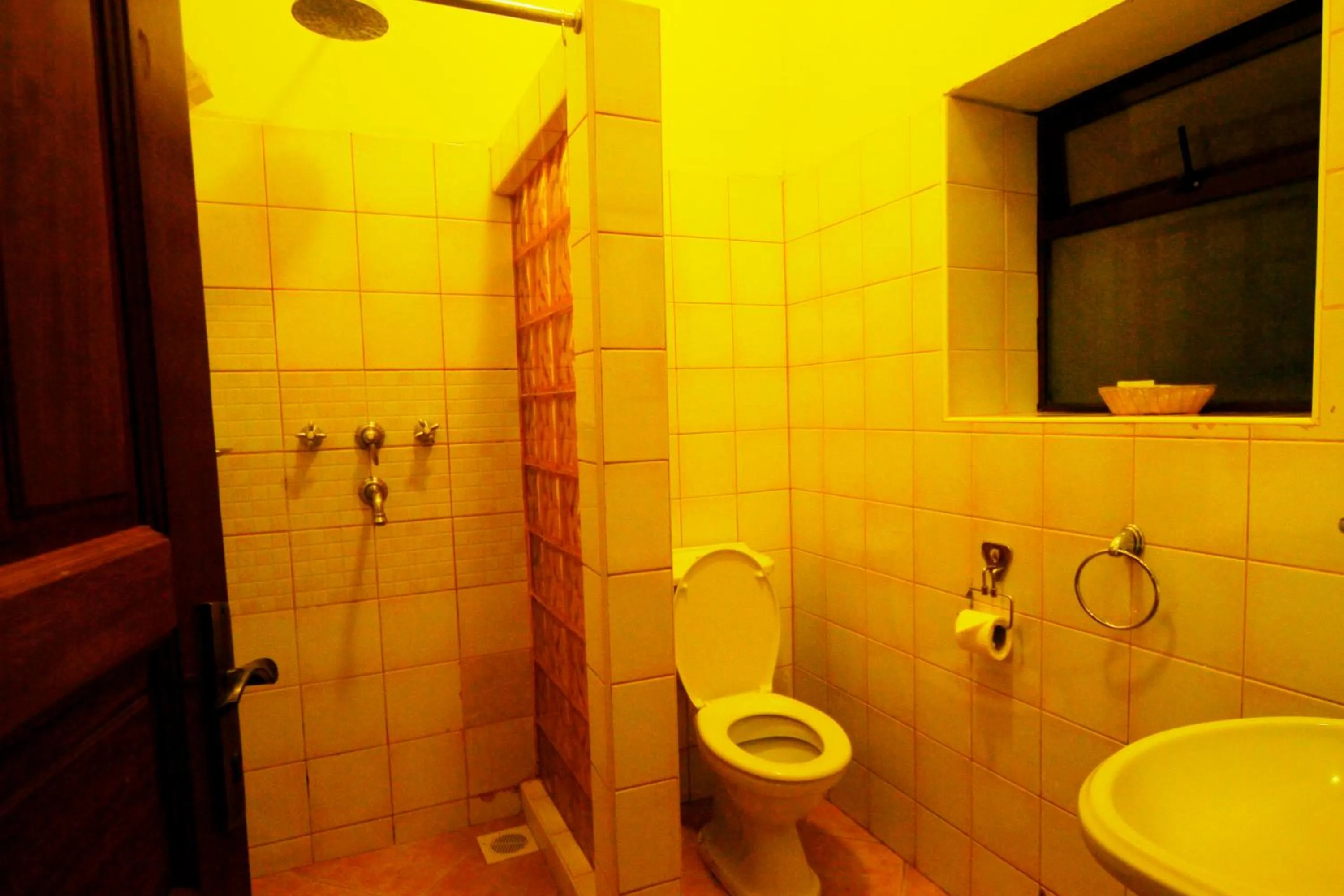 Shower in Mountains of the Moon Hotel Fort Portal