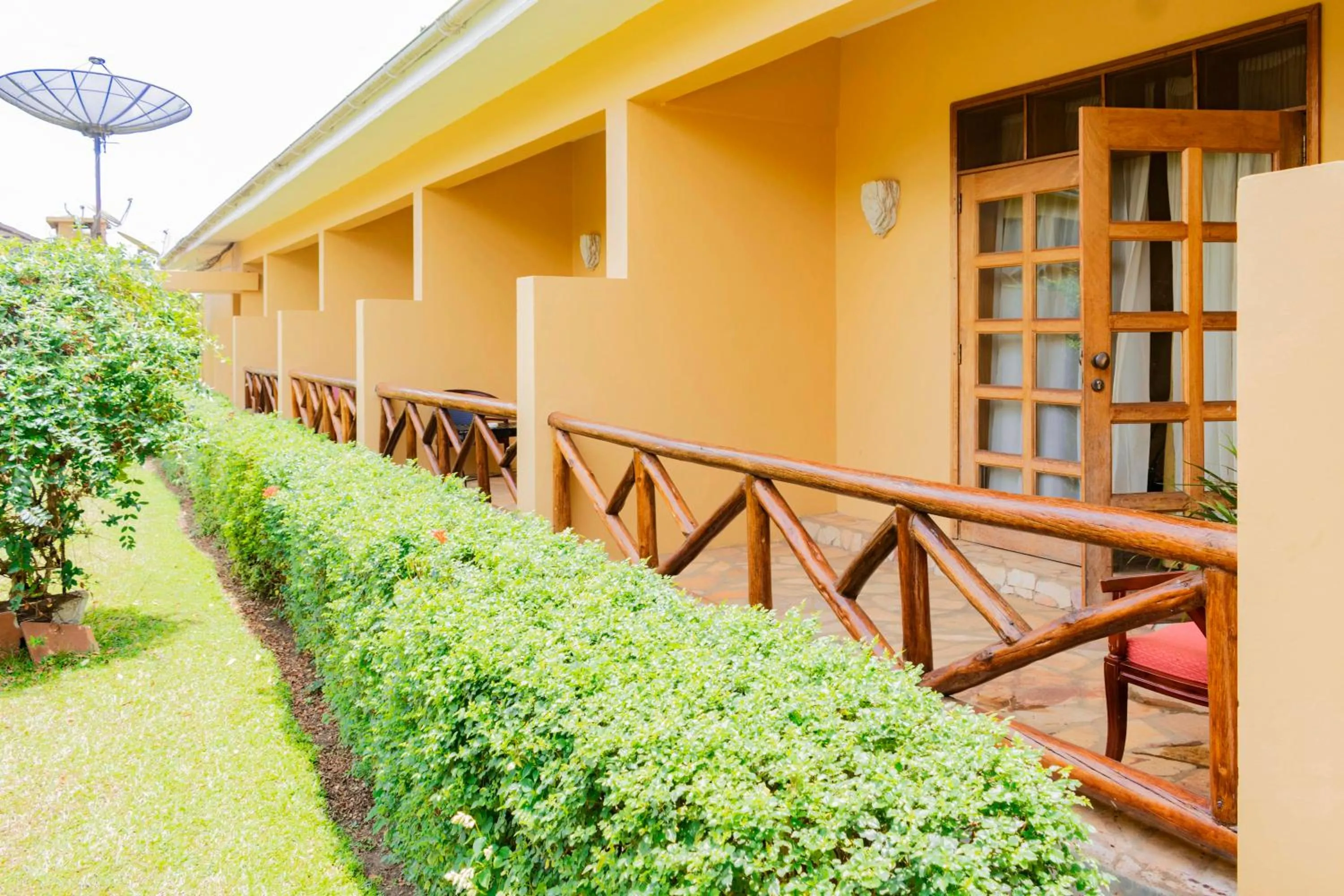 Balcony/Terrace in Mountains of the Moon Hotel Fort Portal