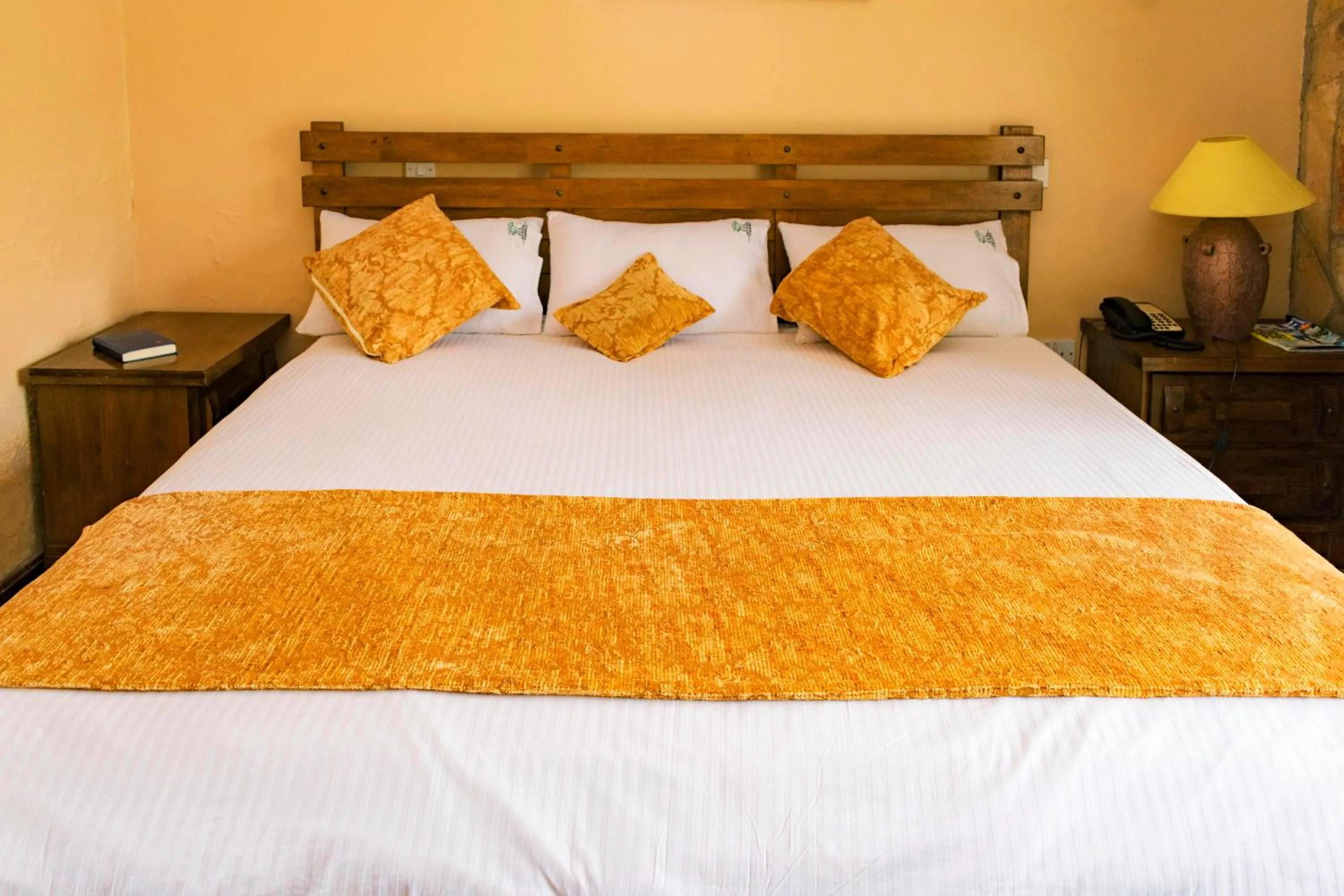 Bed in Mountains of the Moon Hotel Fort Portal
