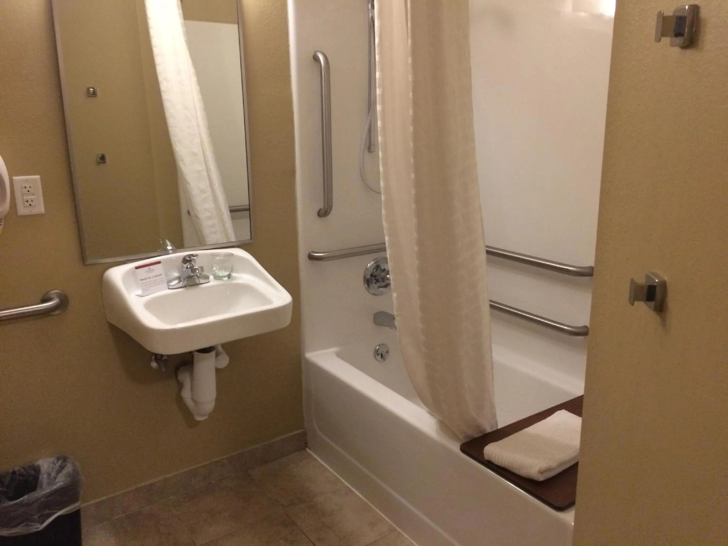Bathroom in Candlewood Suites Watertown Fort Drum by IHG
