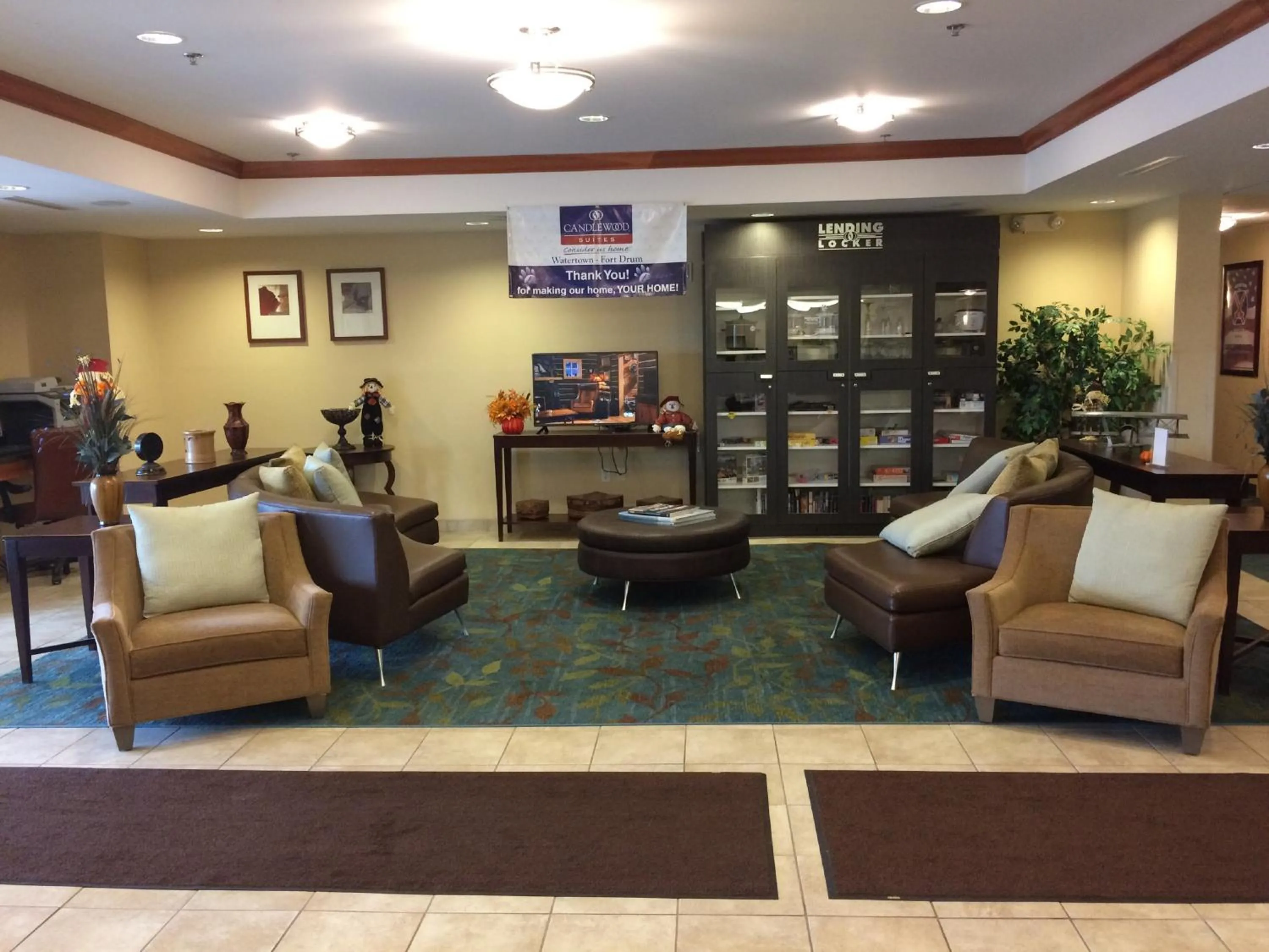 Lobby or reception in Candlewood Suites Watertown Fort Drum by IHG