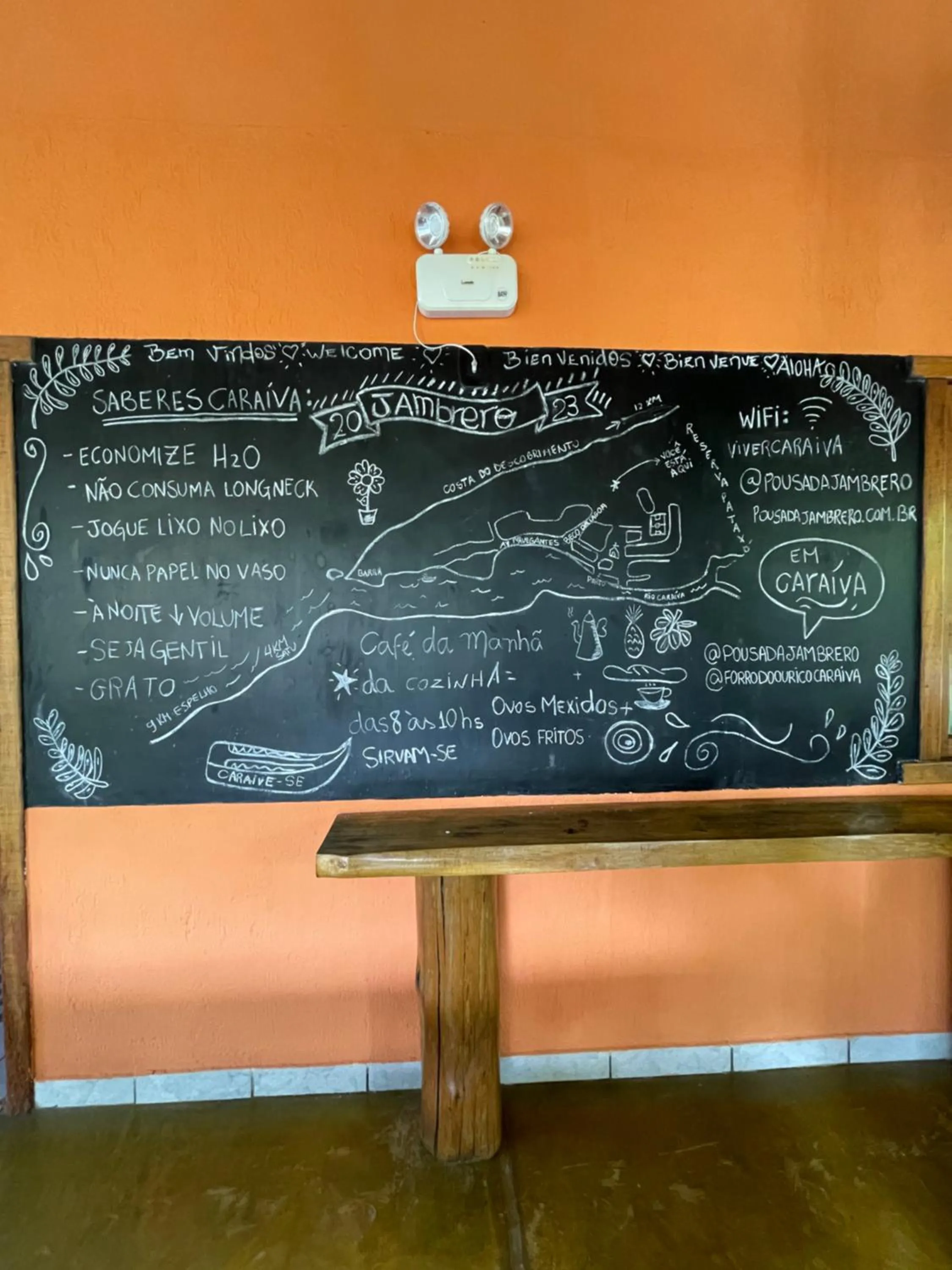 Breakfast in Pousada Jambrero