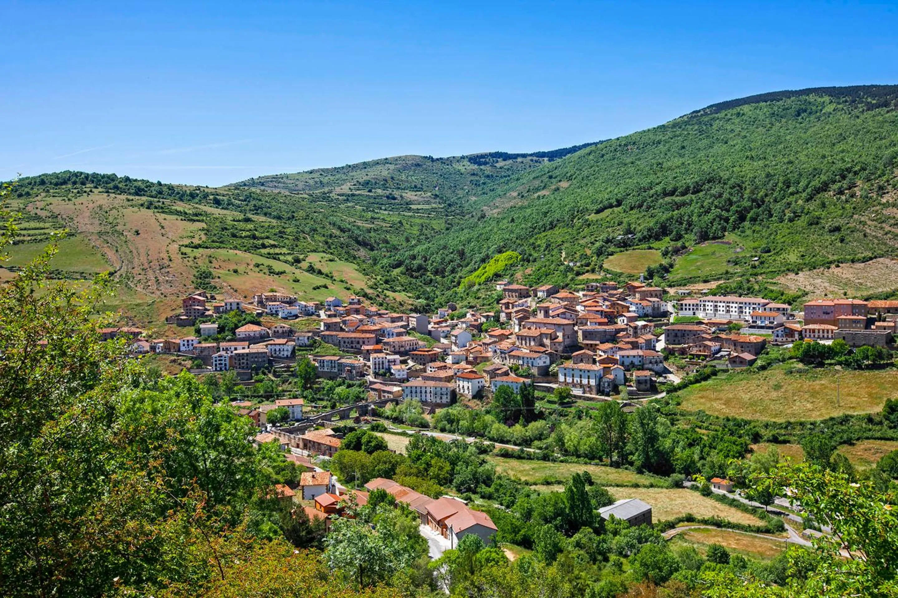 Bird's eye view in Posada Hoyos de Iregua