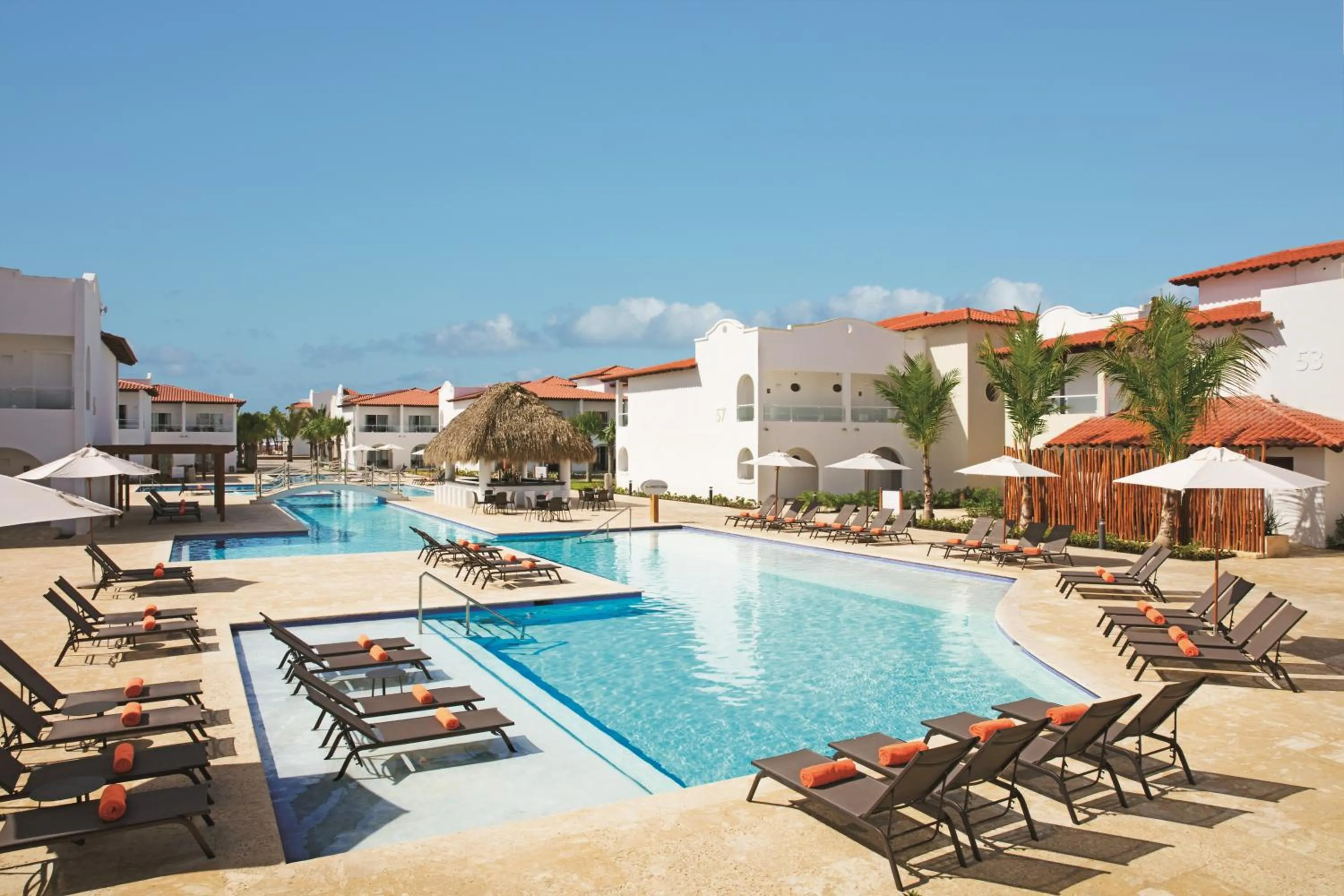 Swimming pool in Dreams Dominicus La Romana Resort & Spa