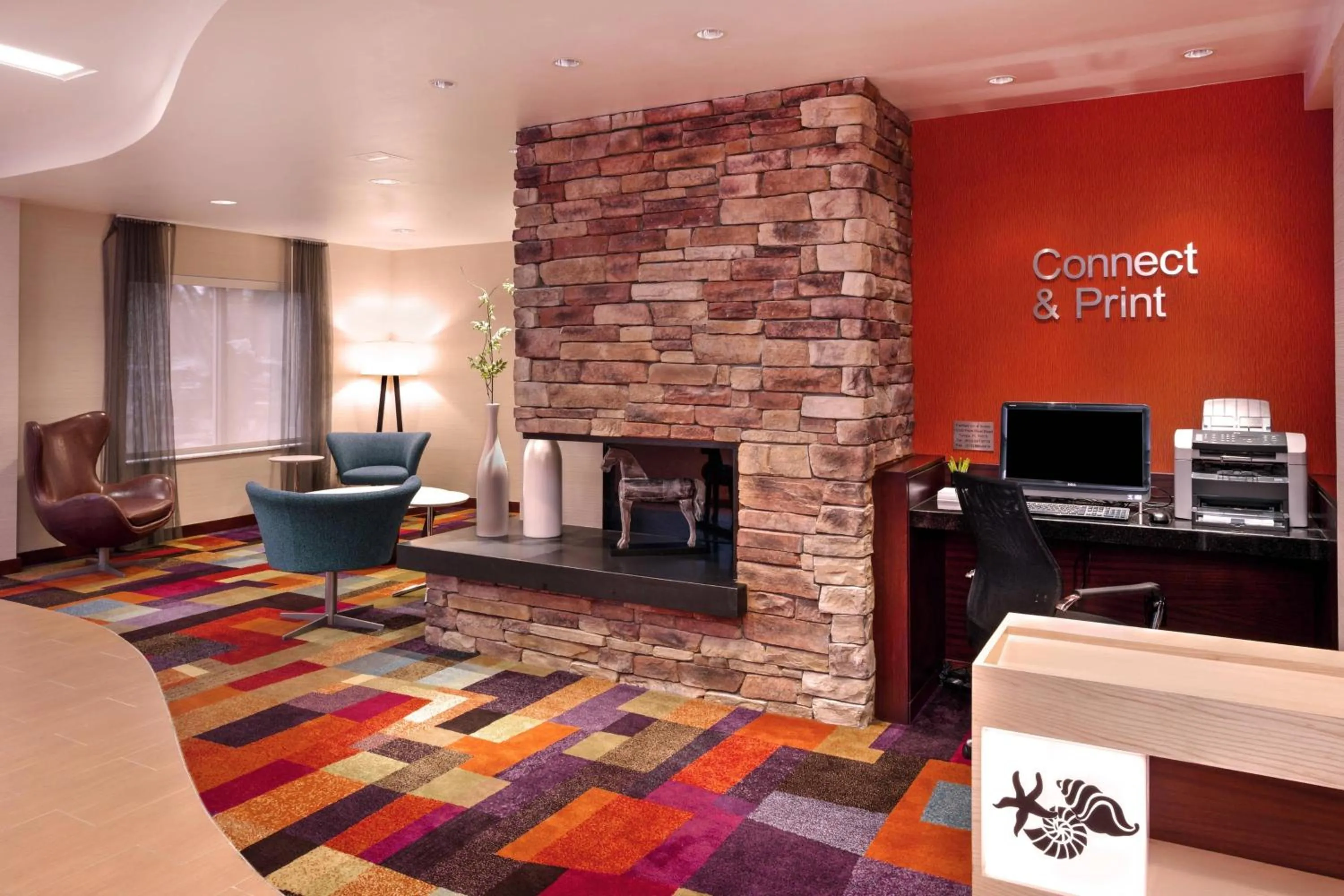 Lobby or reception in Fairfield Inn and Suites by Marriott Tampa Brandon