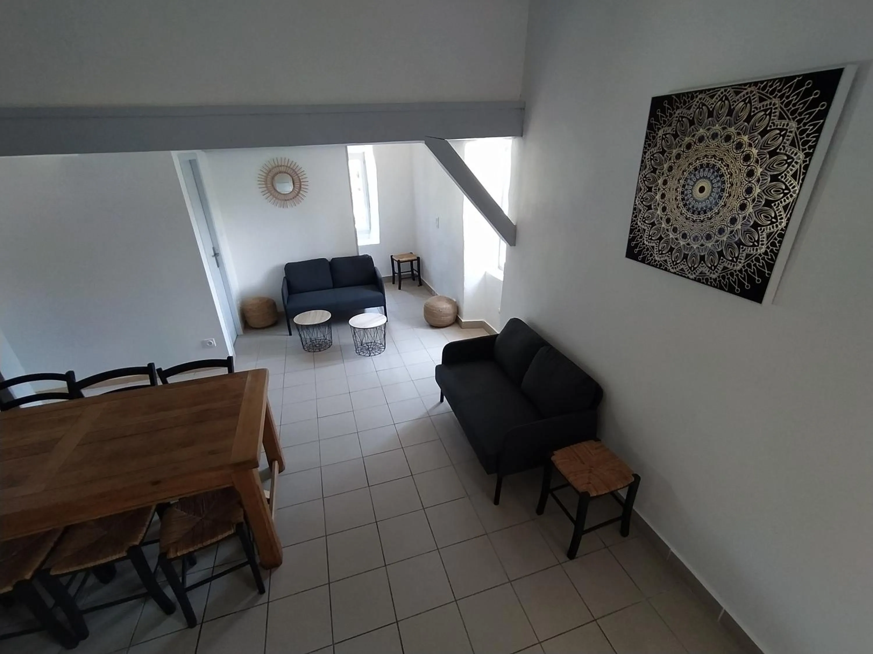 Living room in La Maison du Chassezac