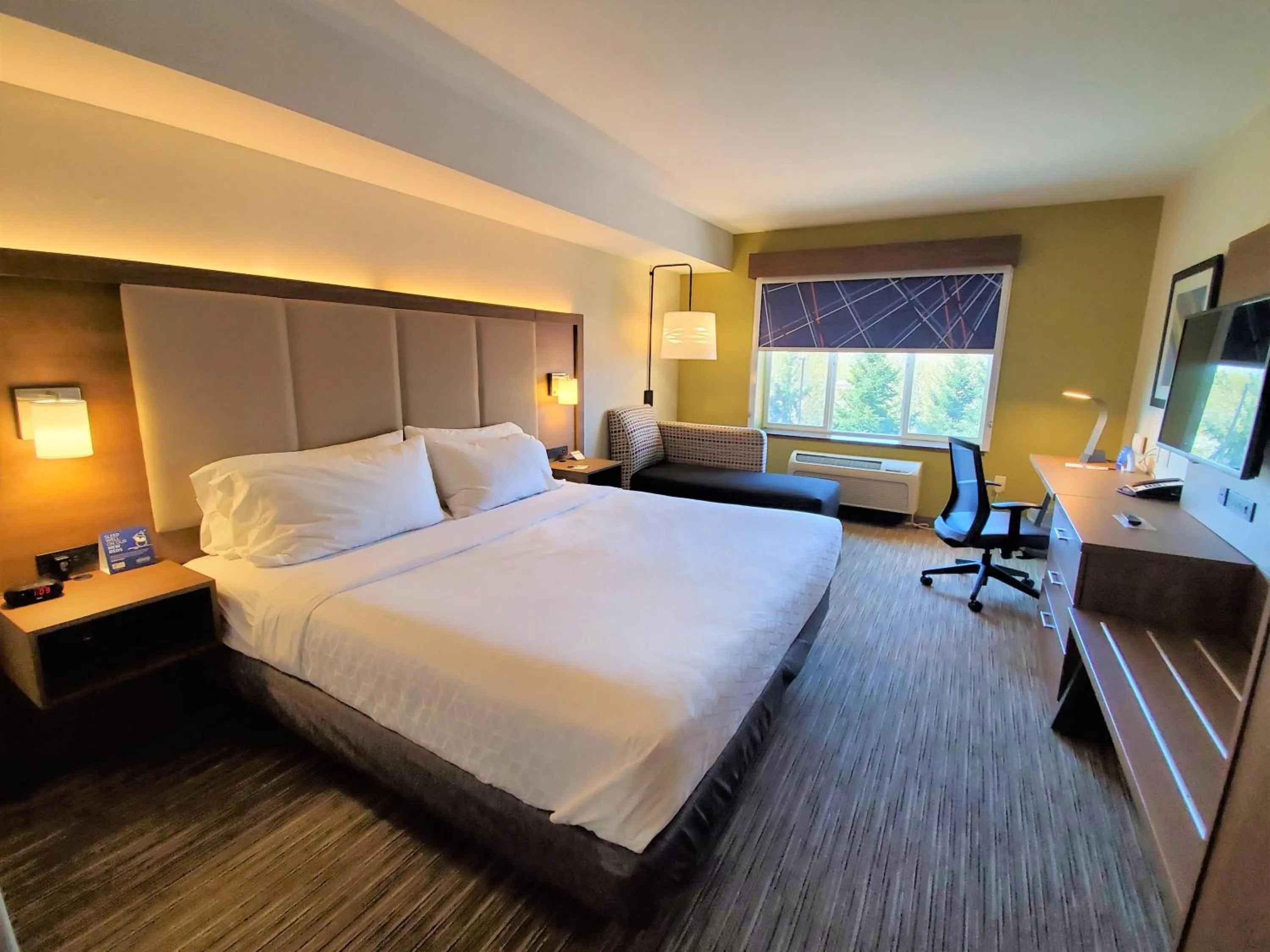 Photo of the whole room, Bed in Holiday Inn Express Hotel & Suites Seattle North - Lynnwood by IHG