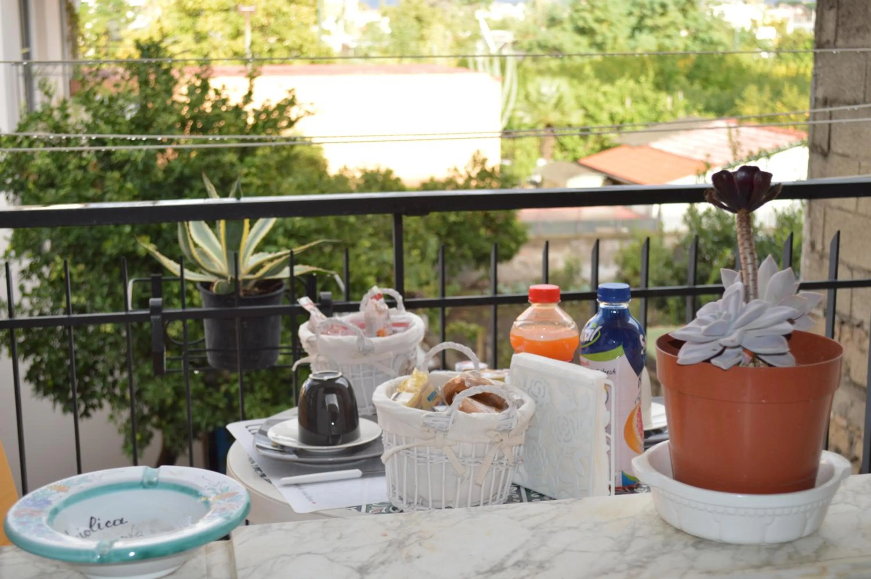 Balcony/Terrace in B&B Frangi