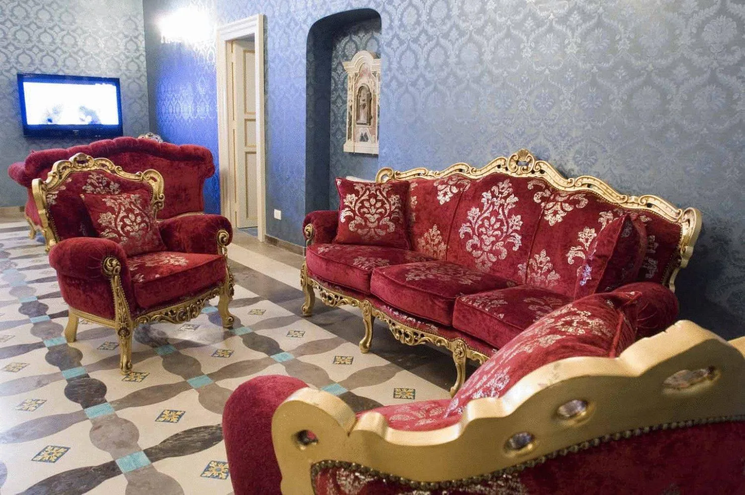 Living room in Grana Barocco Art Hotel