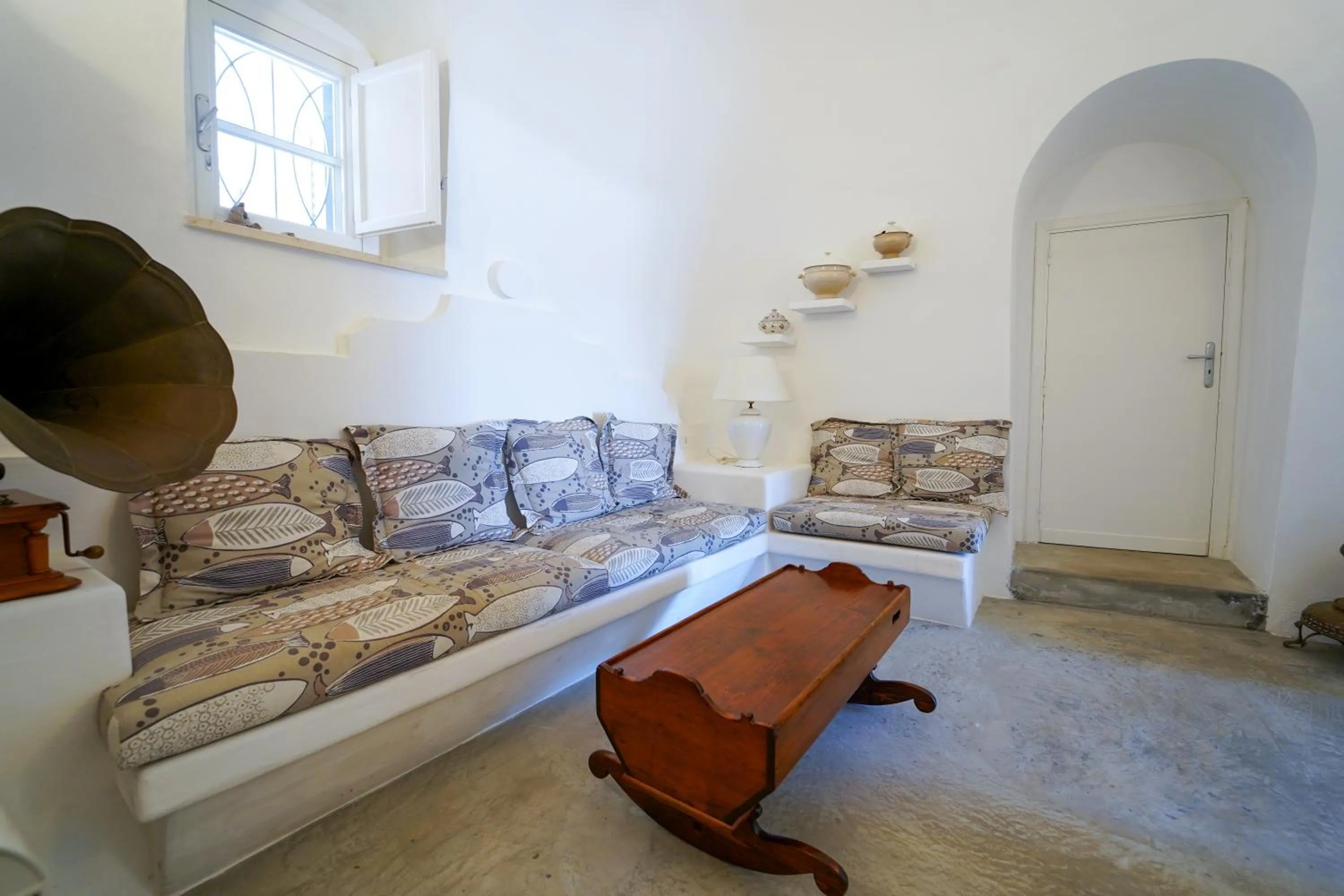 Living room in Villa Pesce