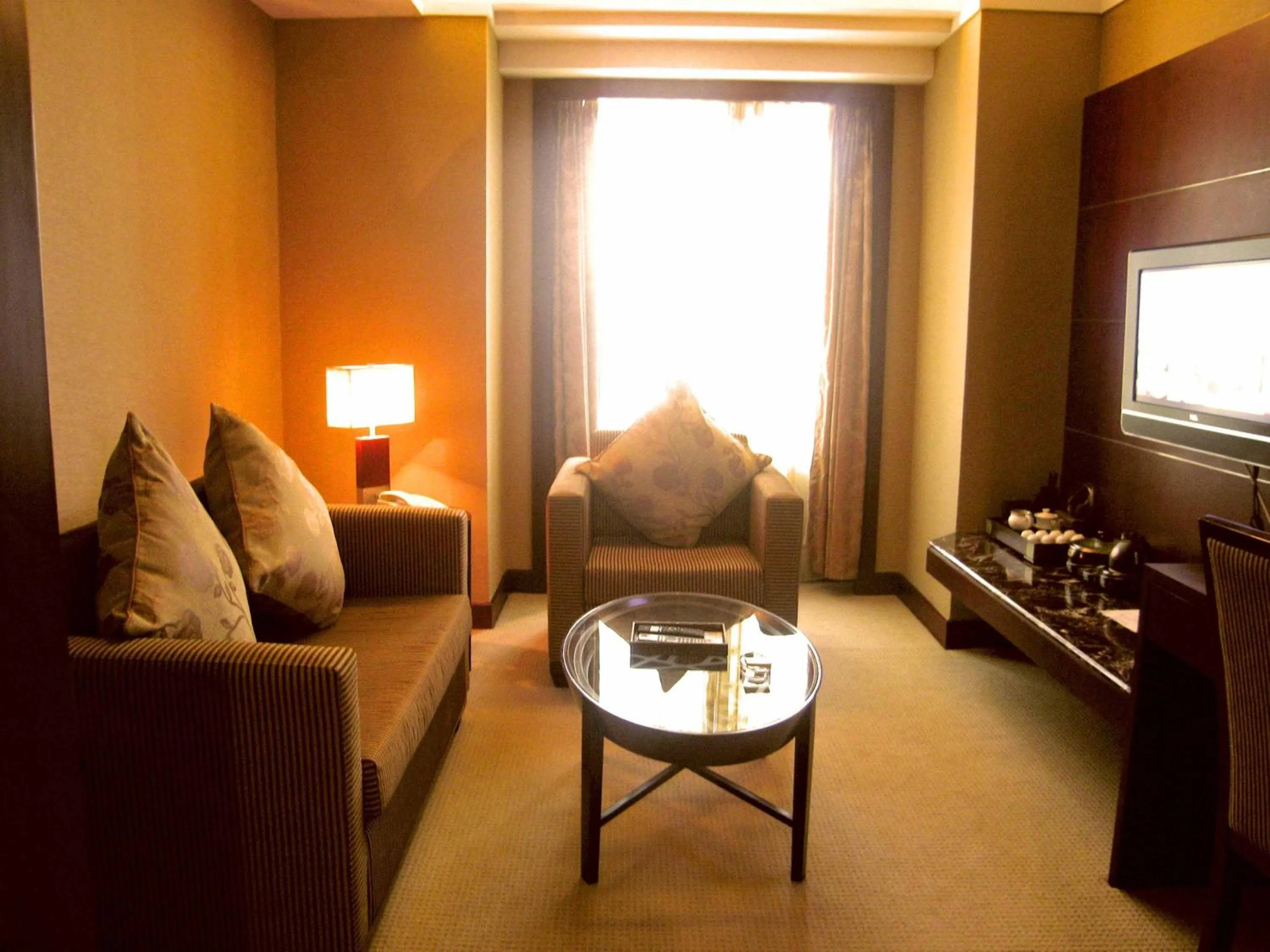 Living room in Howard Johnson Wyndham Leonora plzaz Shanghai