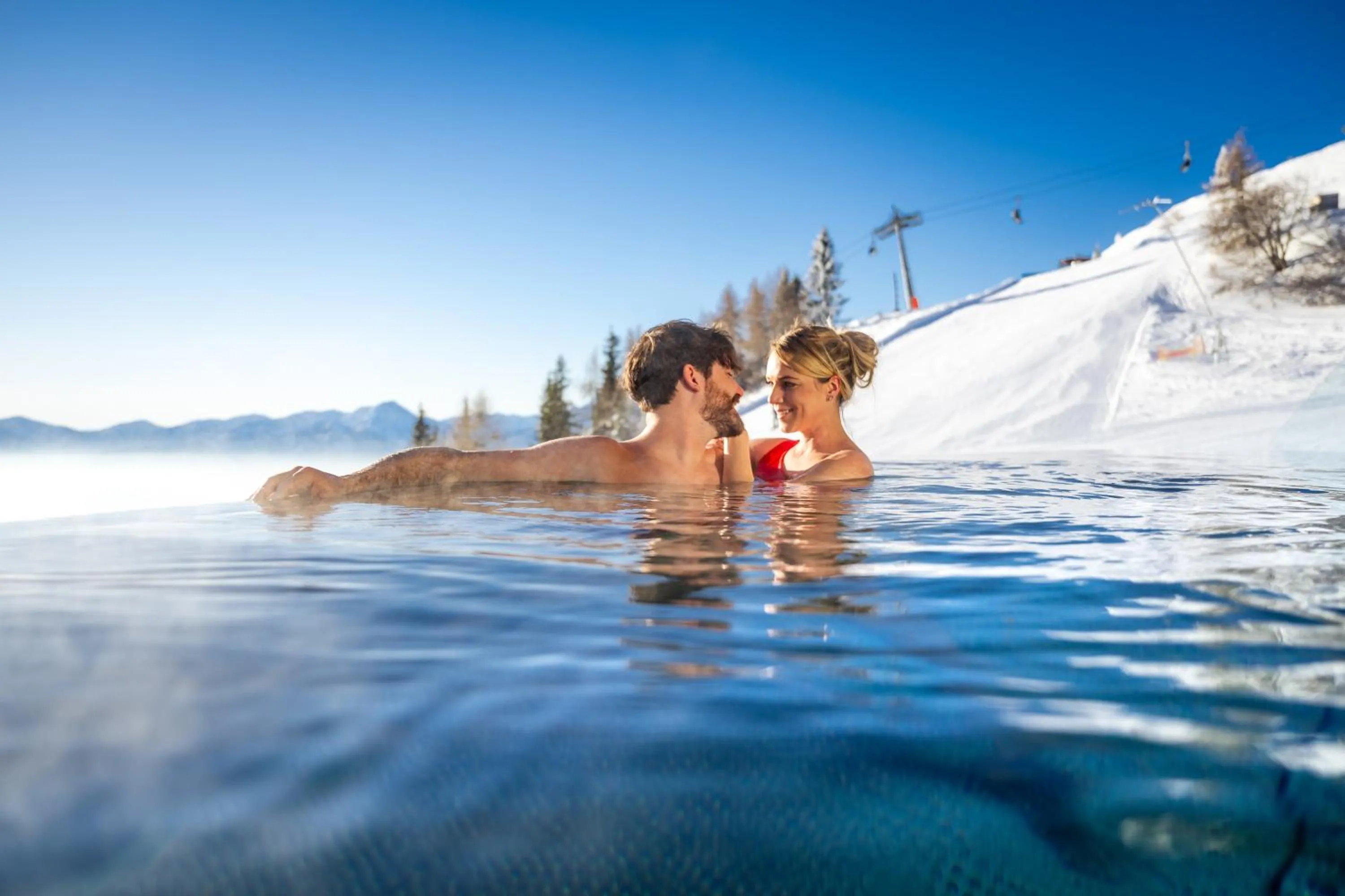 Swimming pool in Mountain Resort Feuerberg