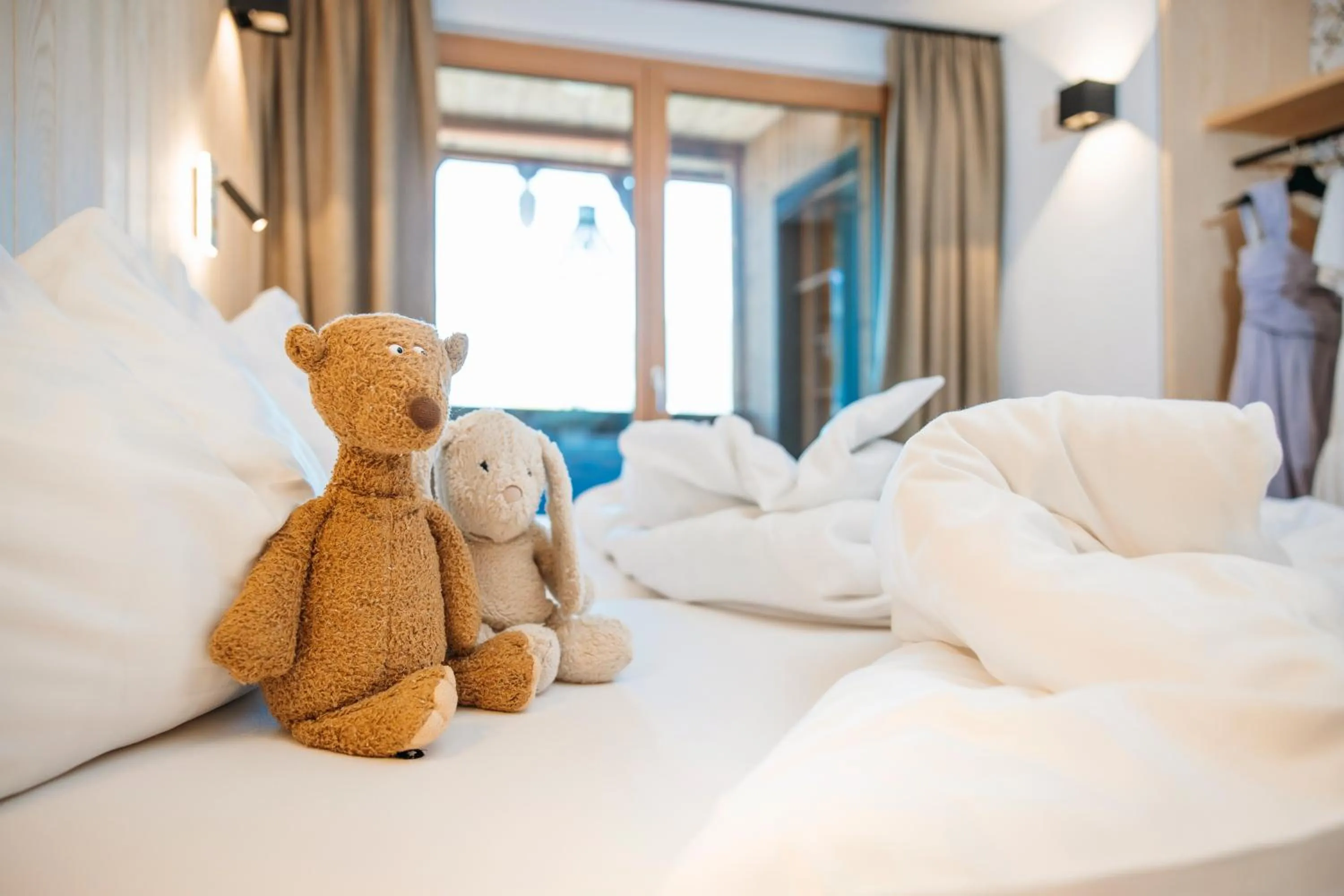 children, Bed in Hotel Gasthof Hirschentenne