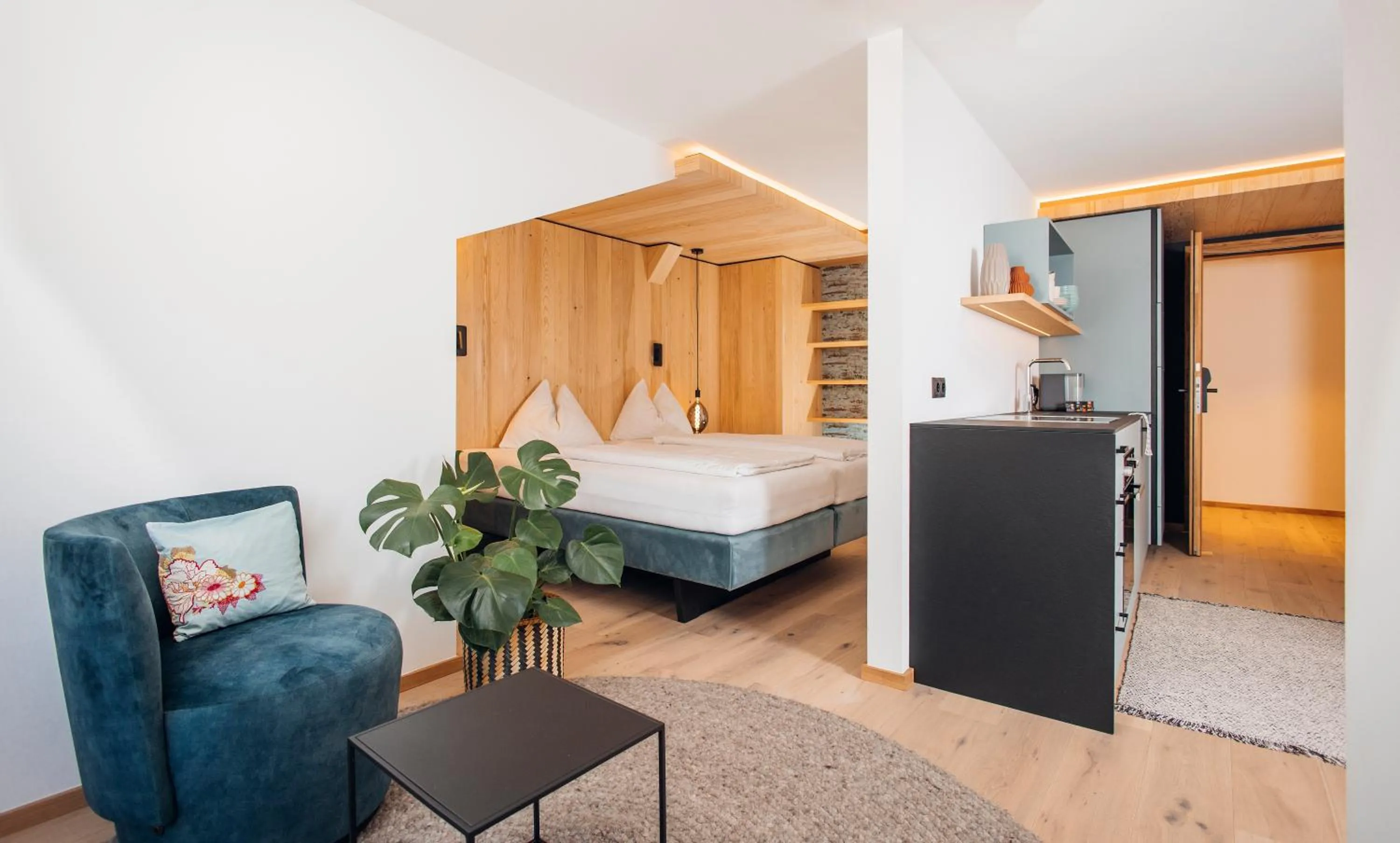 Photo of the whole room, Bed in Hotel Gasthof Hirschentenne