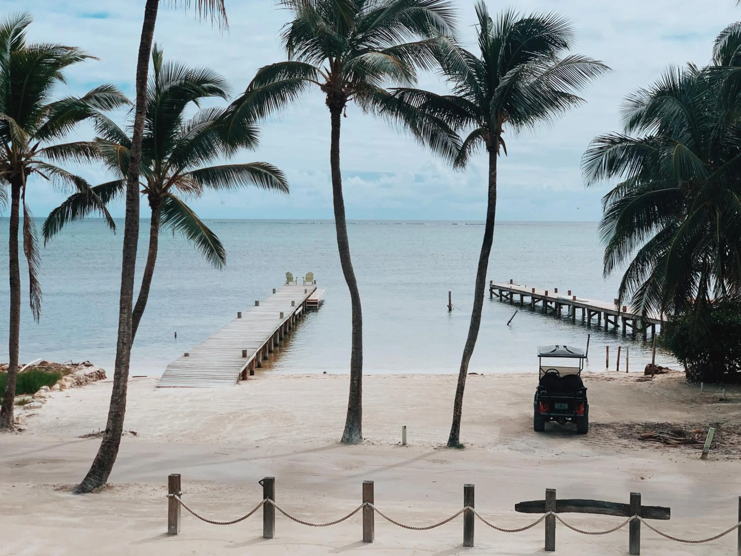 Sea view in Caye Casa