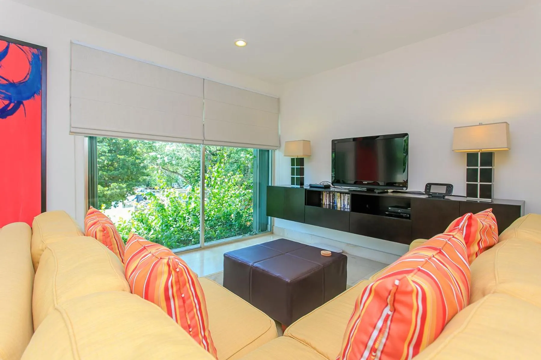 Living room in 3-Level Condo with a Private Balcony & Rooftop Lounge