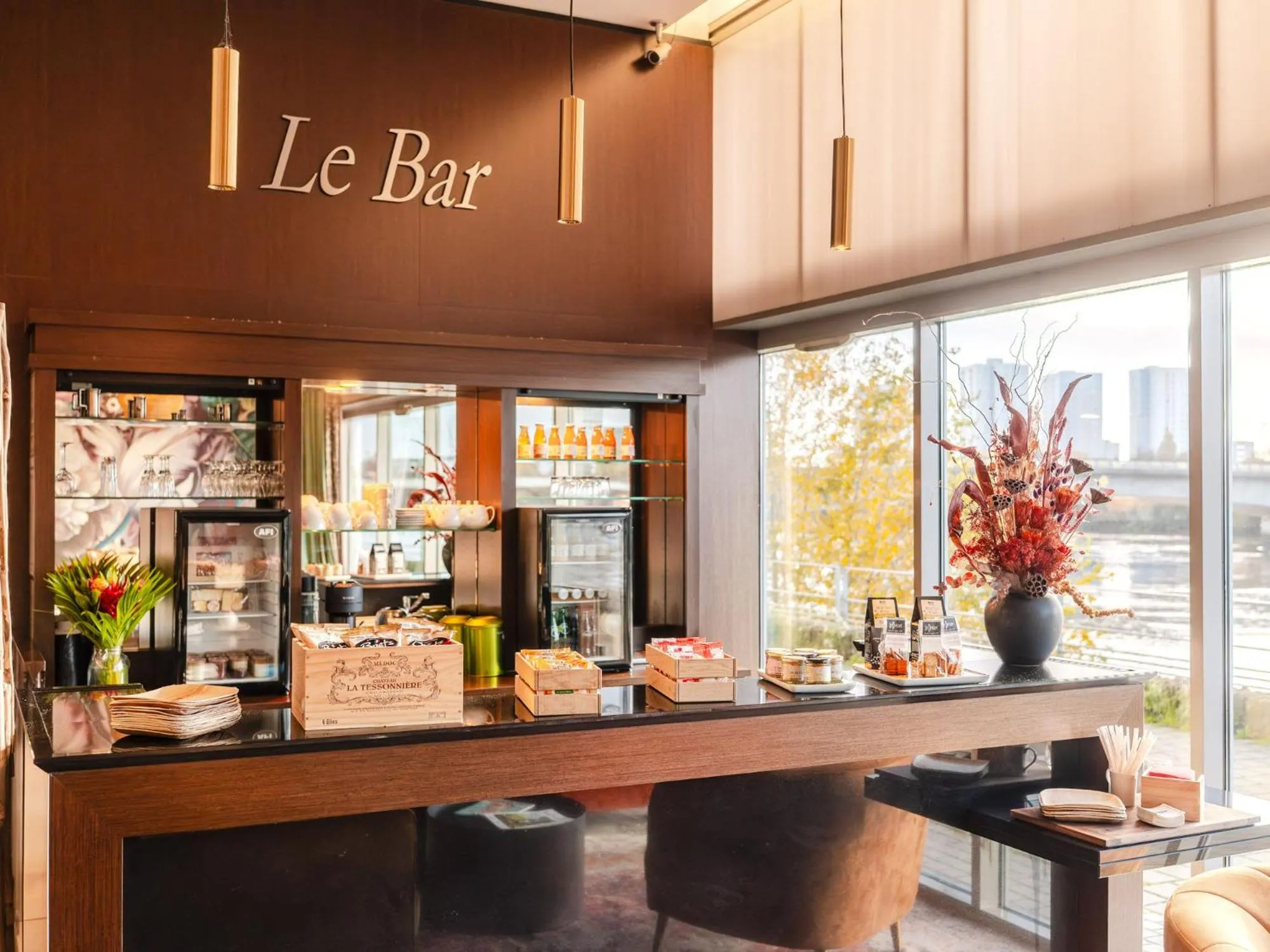 Lounge or bar in Residhome Nantes Berges De La Loire