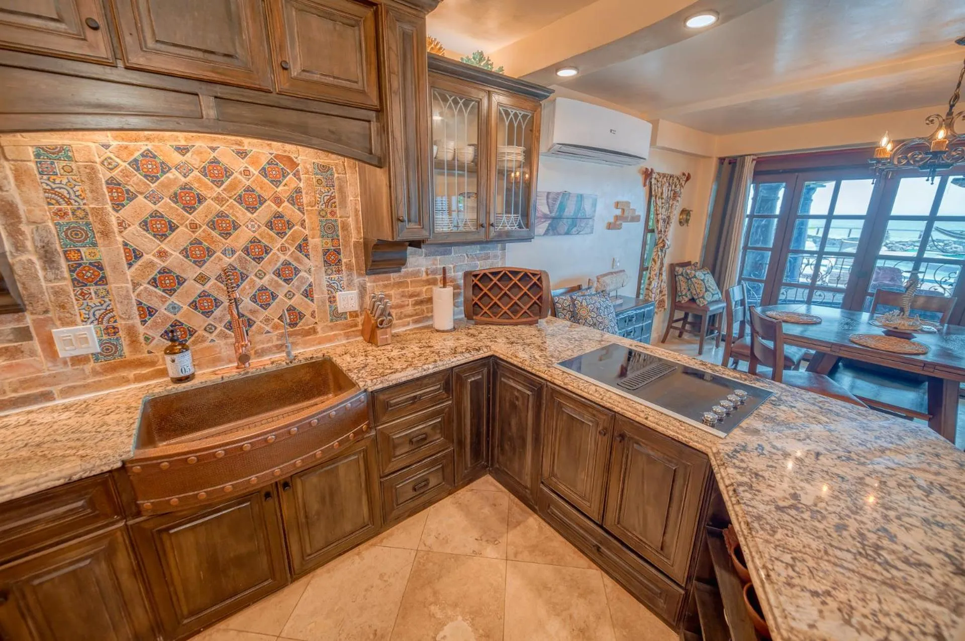 Kitchen or kitchenette in Caribe Tesoro