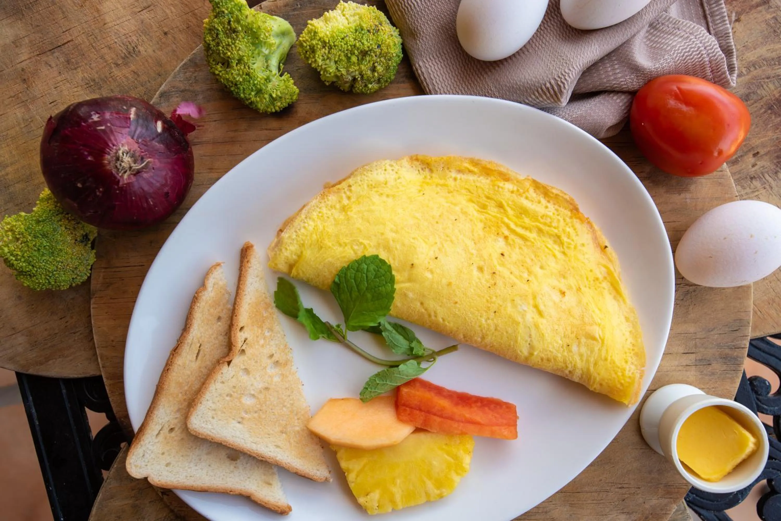 Breakfast in Caribe Tesoro