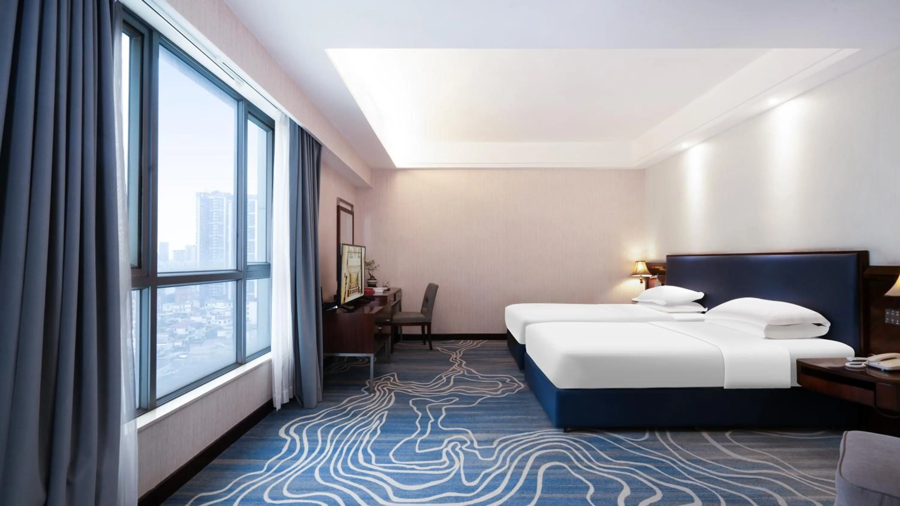 Bed in Shunde Grand View Hotel