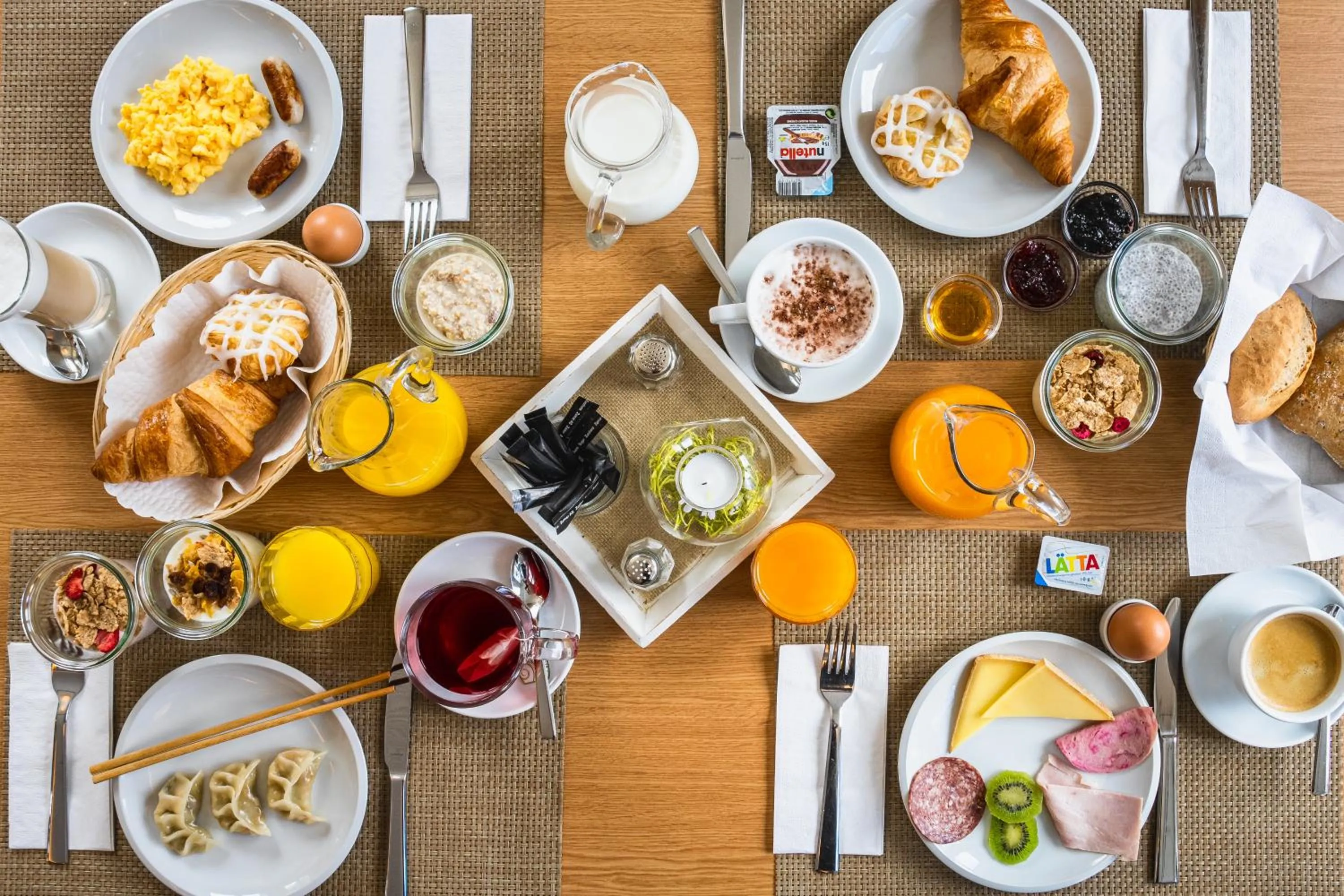 Breakfast in Hotel Christiania Saas-Fee