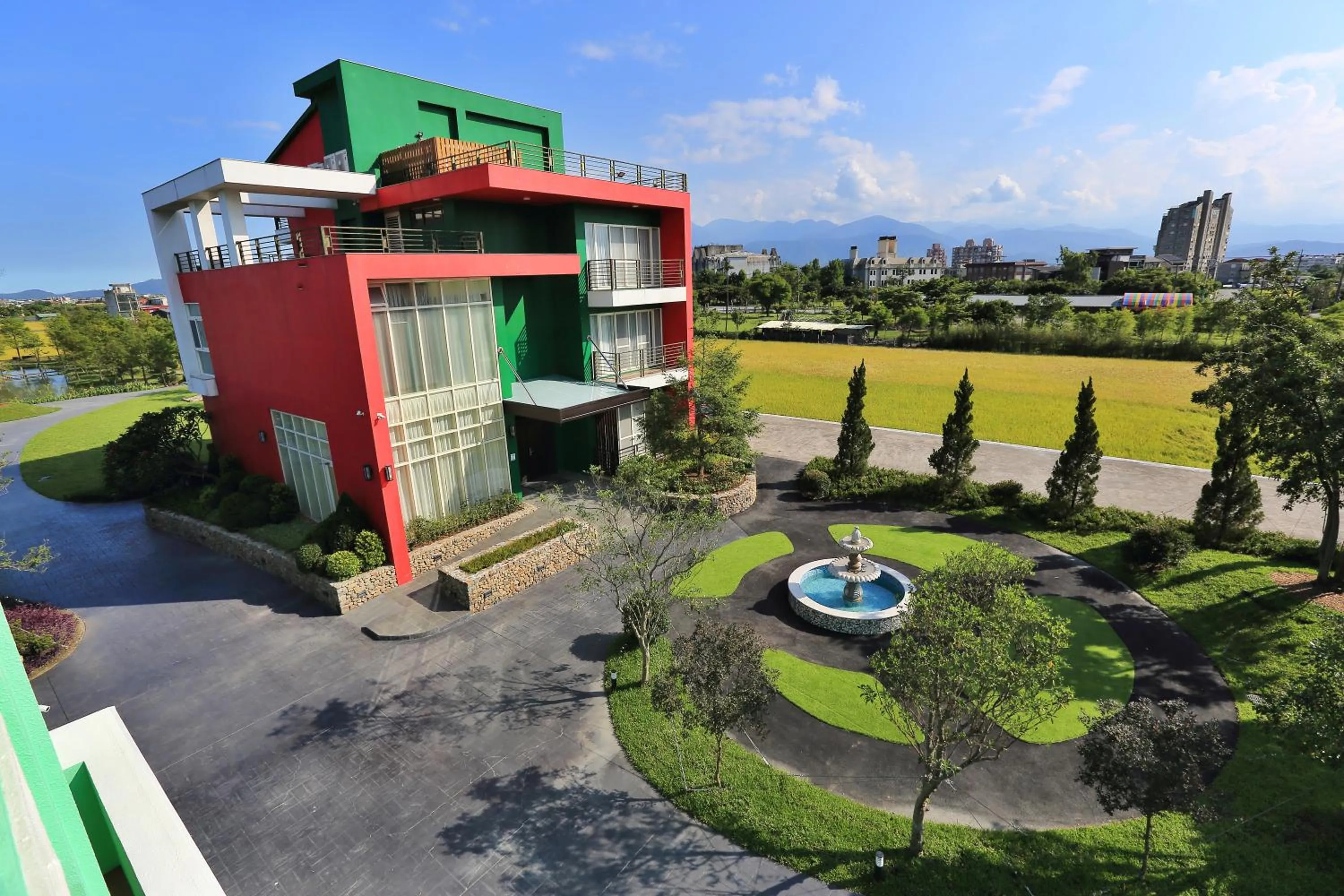 Garden view in Green Resort