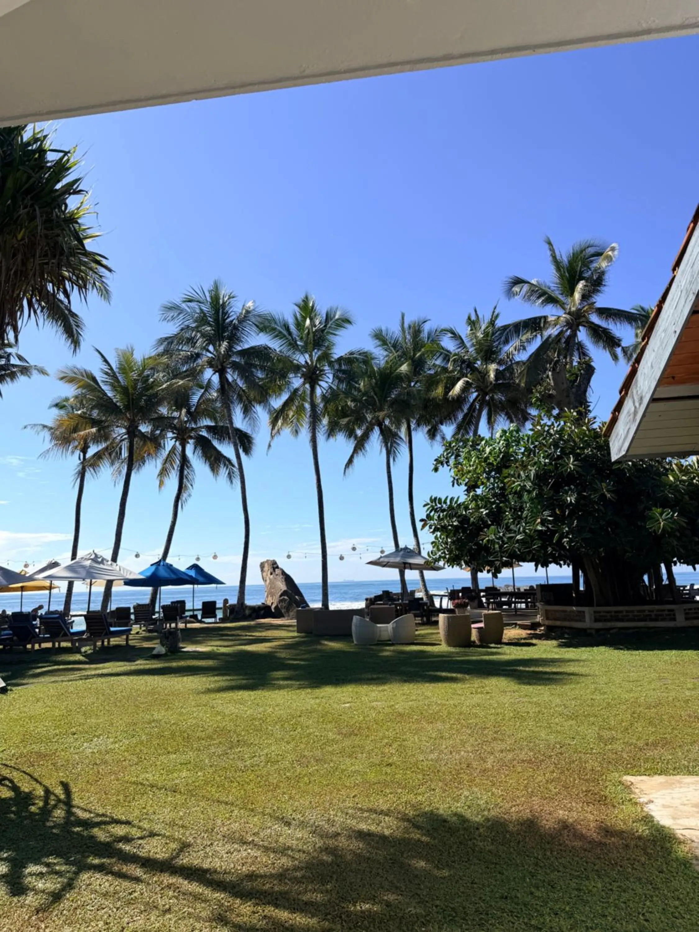 Garden in Sri Gemunu Beach Resort