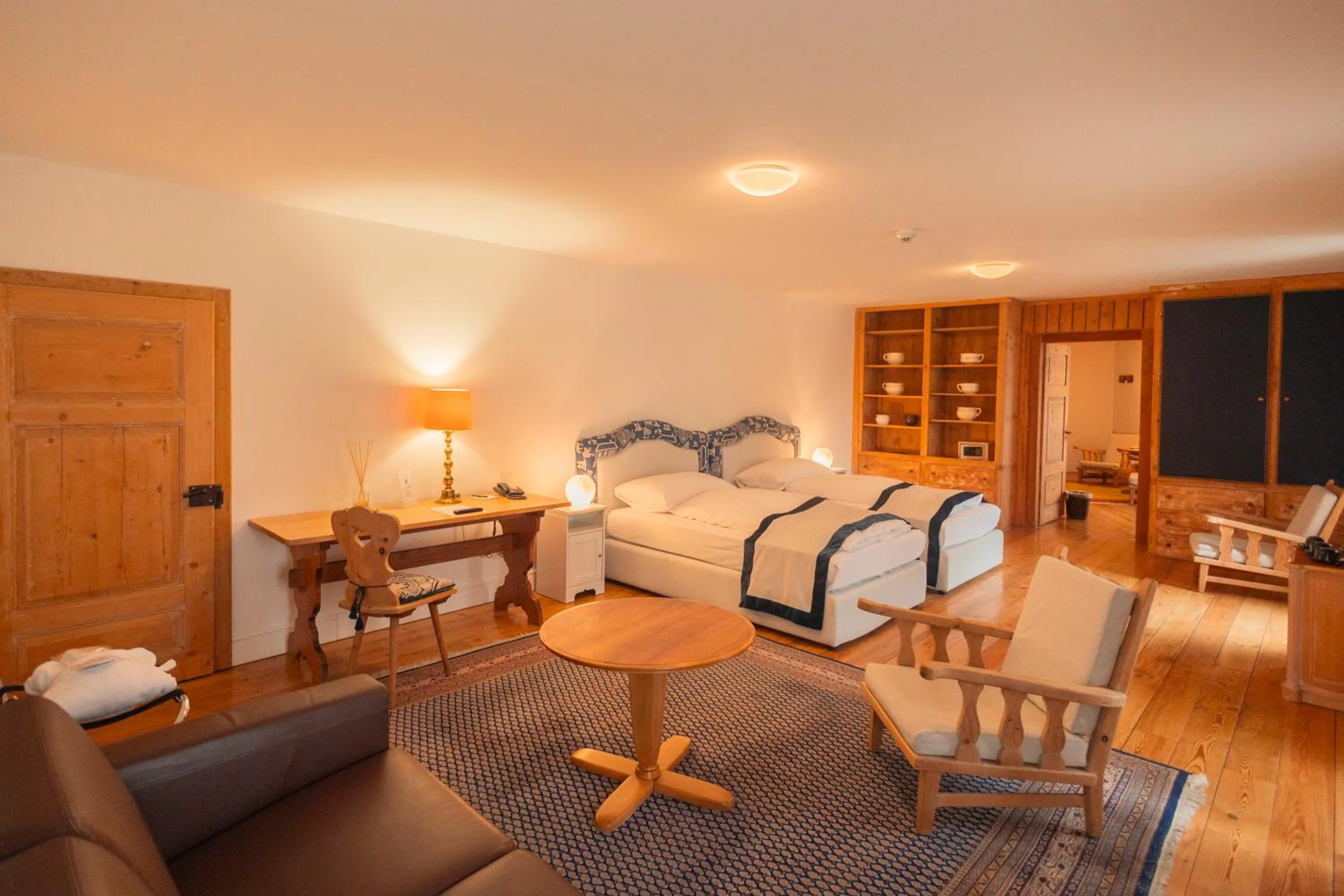 Bed in Hotel Bernina 1865 by Kleos Group Collection