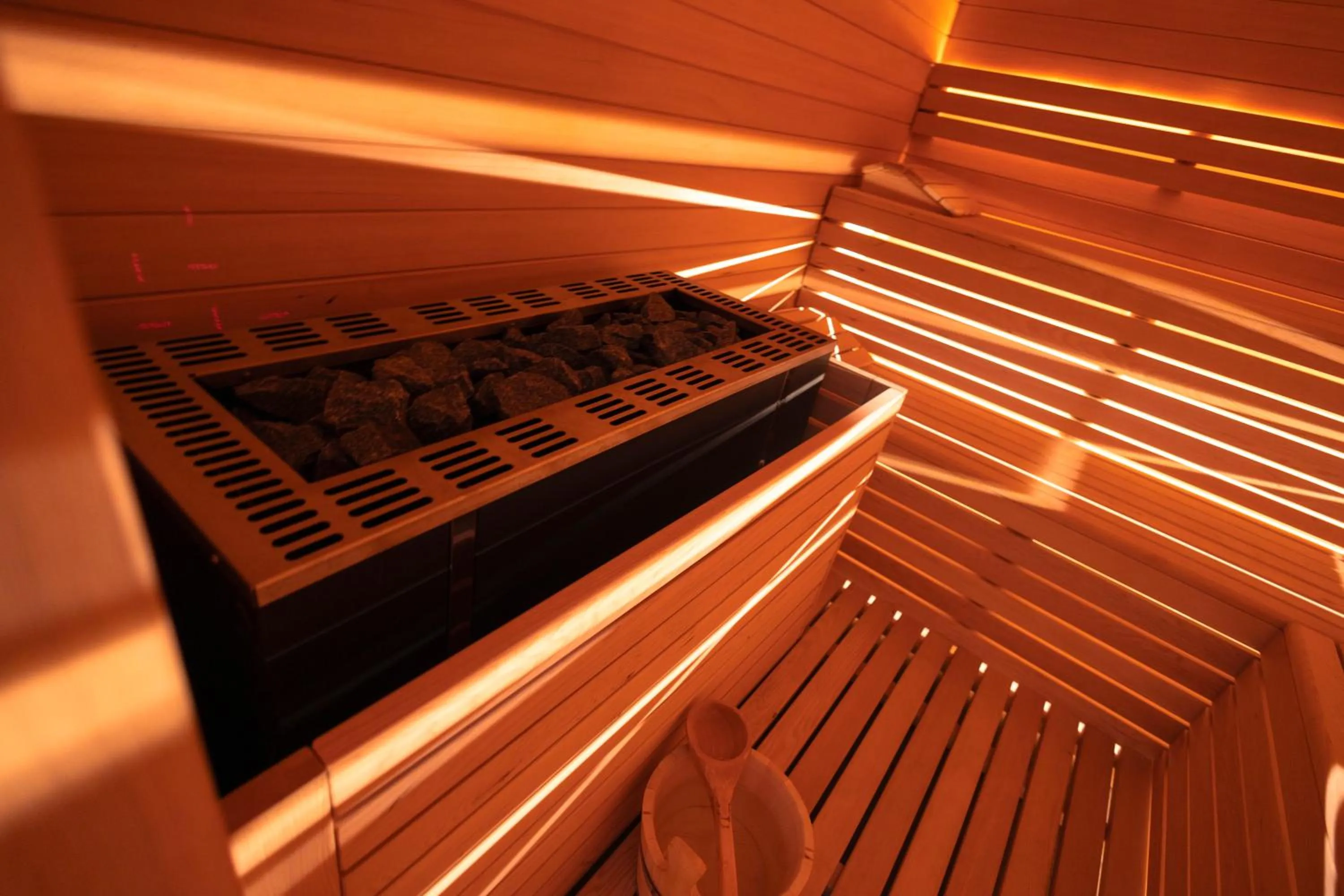 Sauna in Hotel Bernina 1865 by Kleos Group Collection