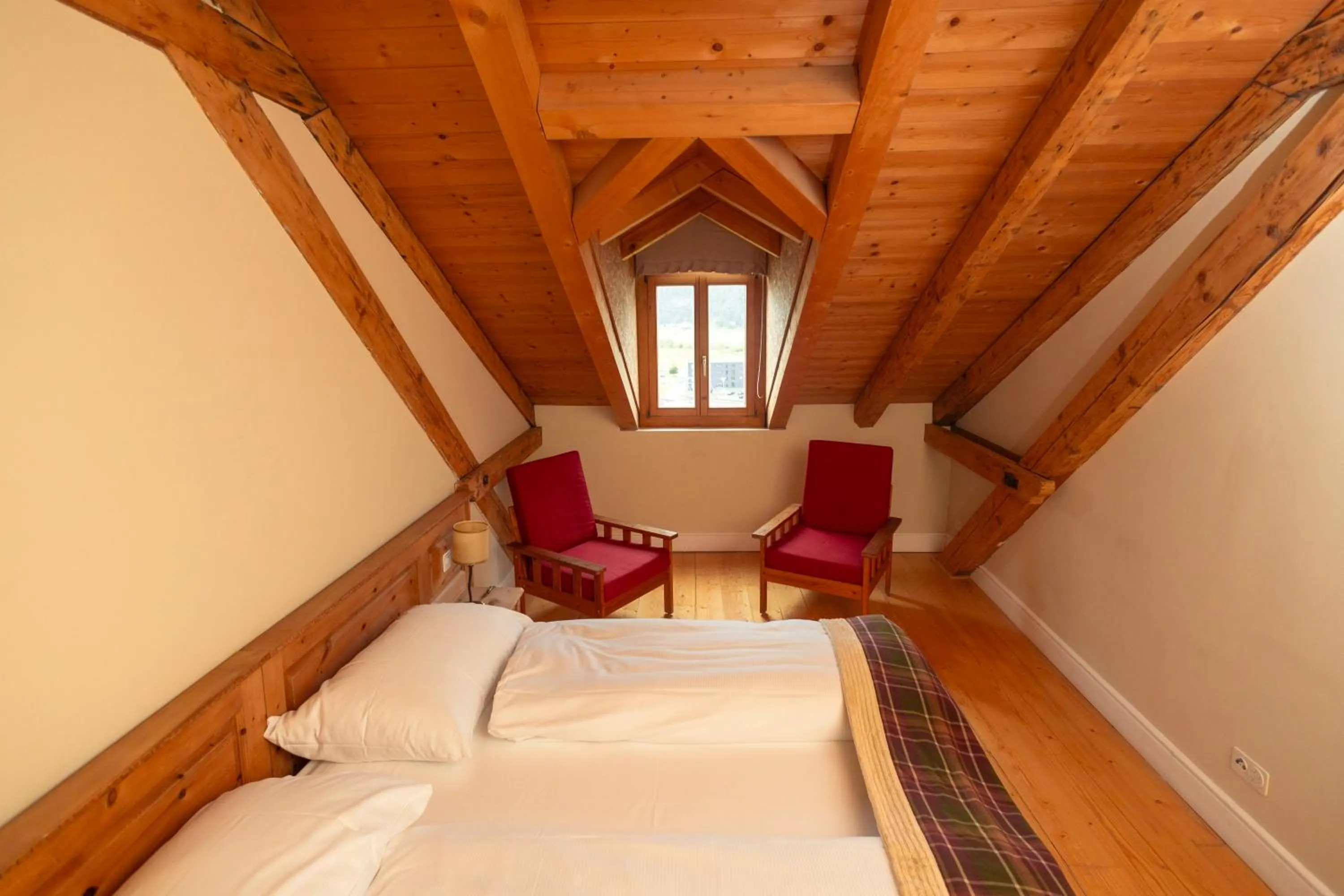 Bed in Hotel Bernina 1865 by Kleos Group Collection