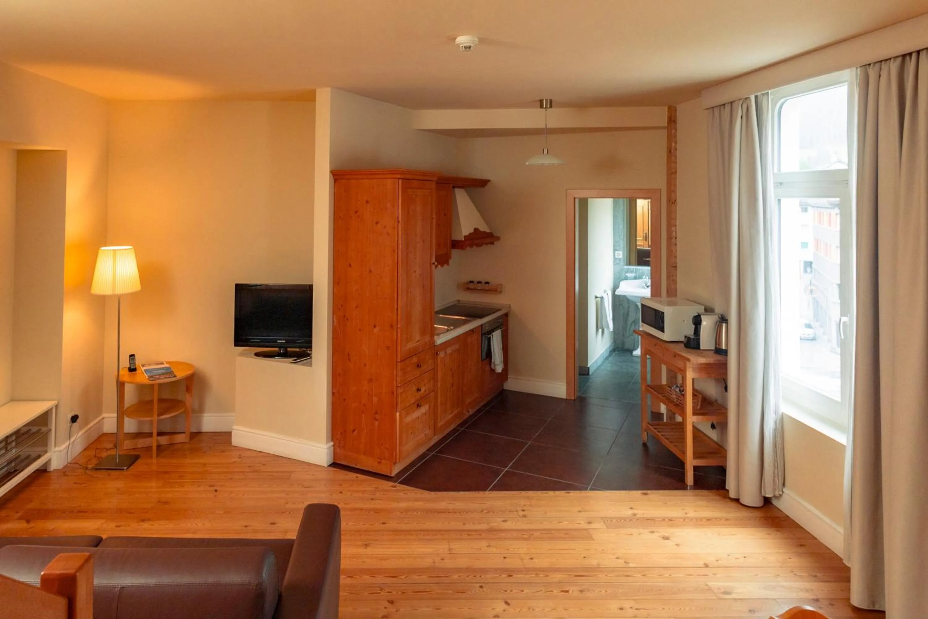 Bed in Hotel Bernina 1865 by Kleos Group Collection