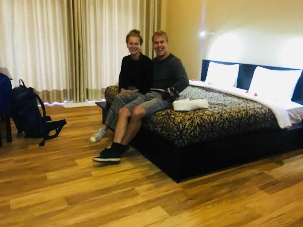 People, Bed in Panorama Green View Hotel Nuwara Eliya