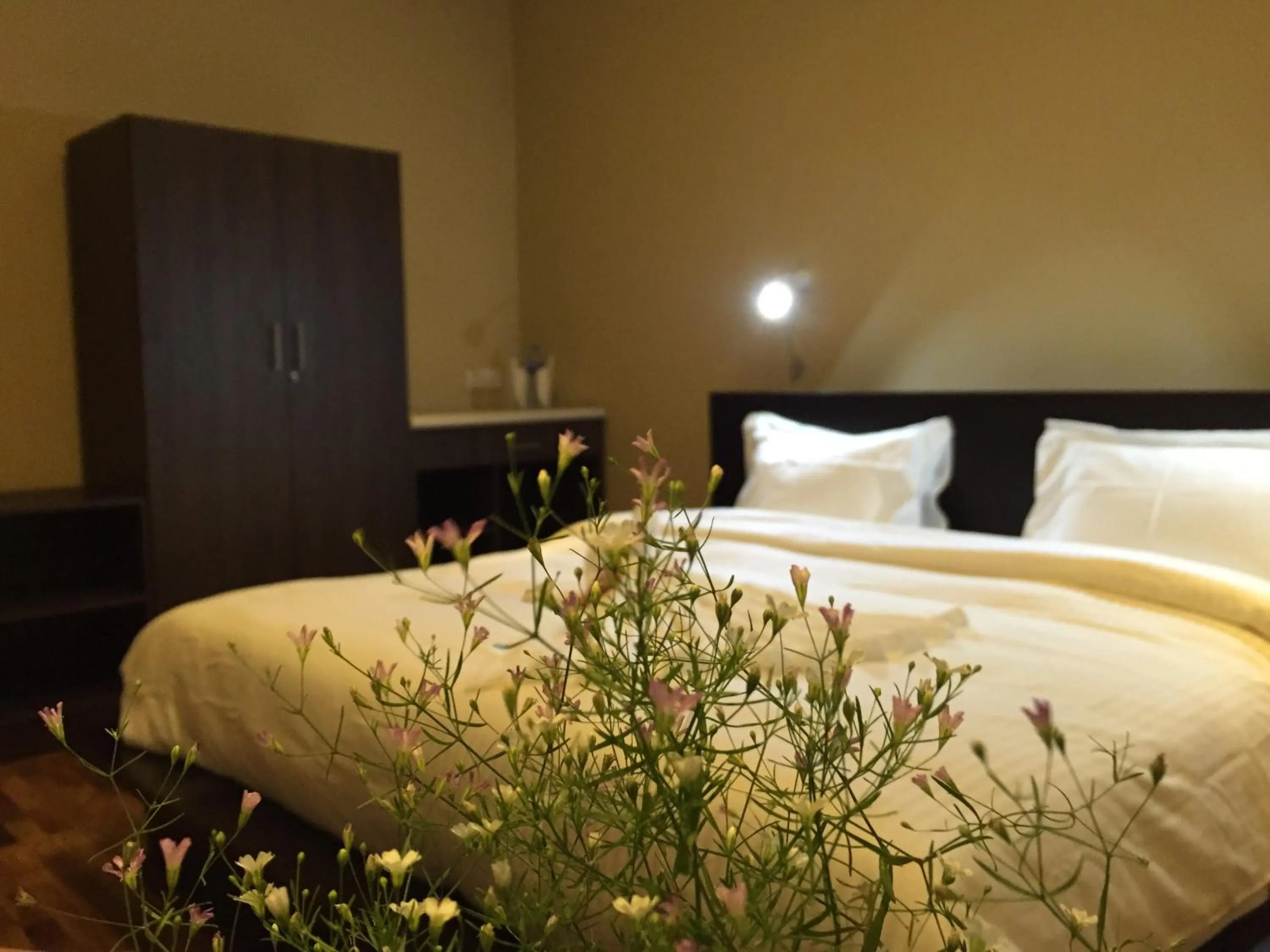 Bed in Panorama Green View Hotel Nuwara Eliya