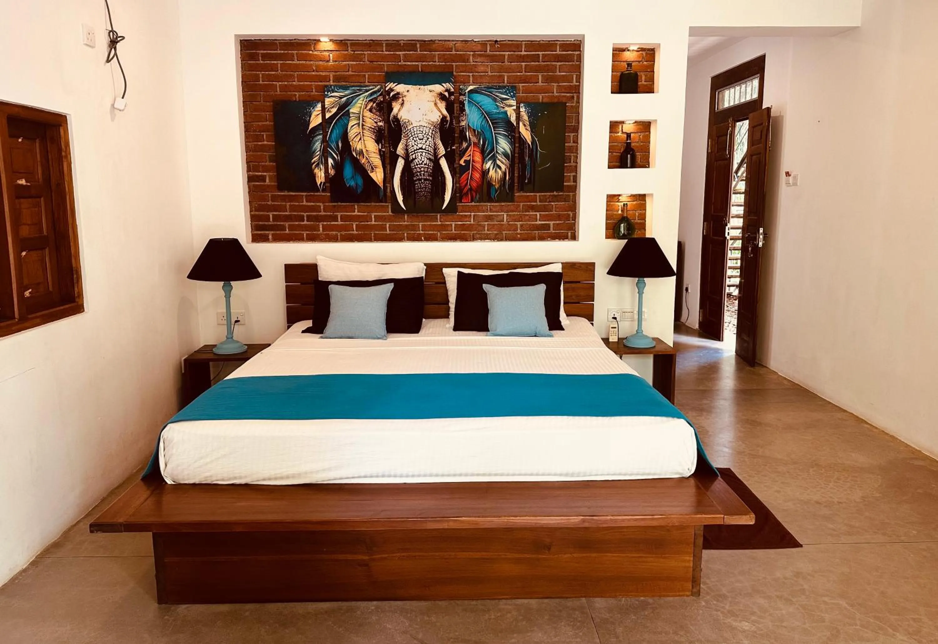 Bed in Eliyanth Udawalawe