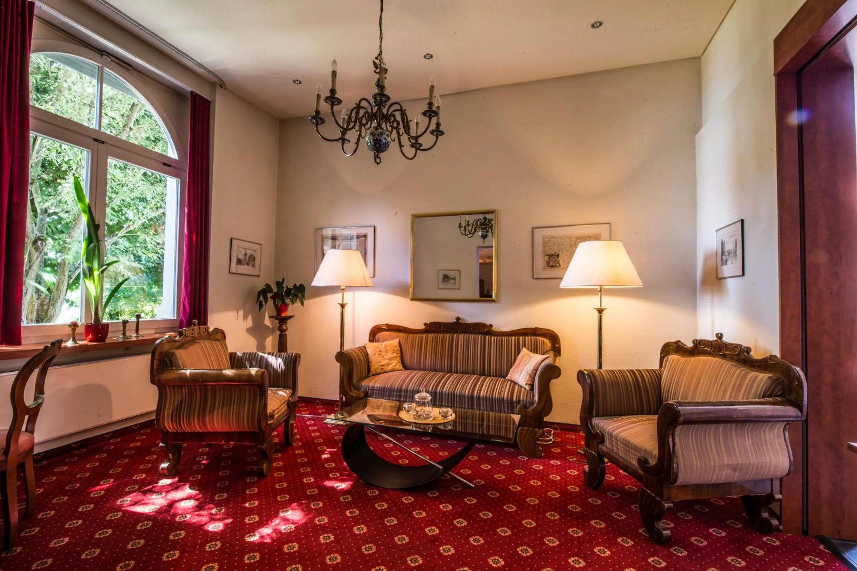 Lobby or reception in Waldhaus Jakob