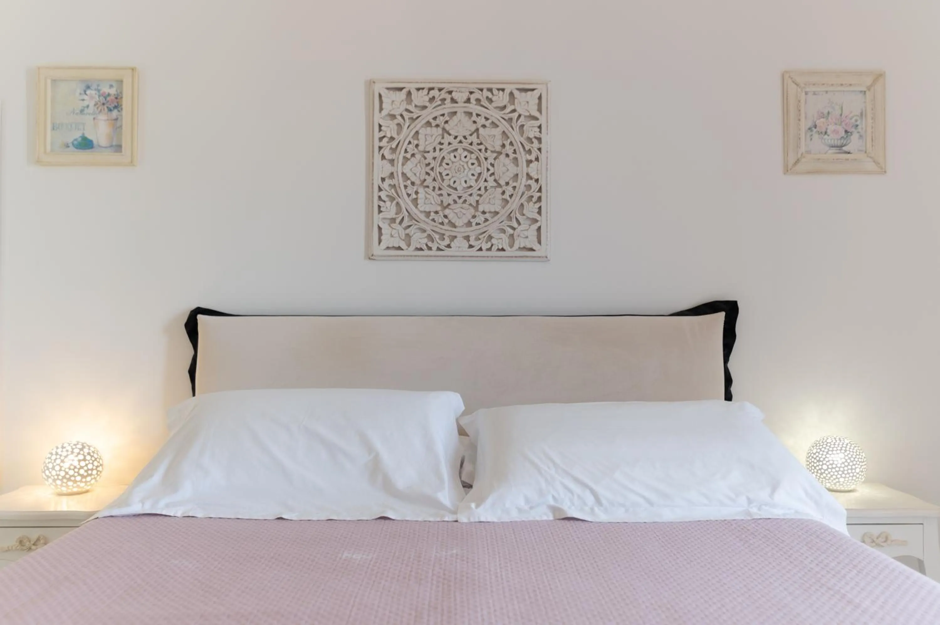 Bed in La Terrazza Sulla Rupe Relais