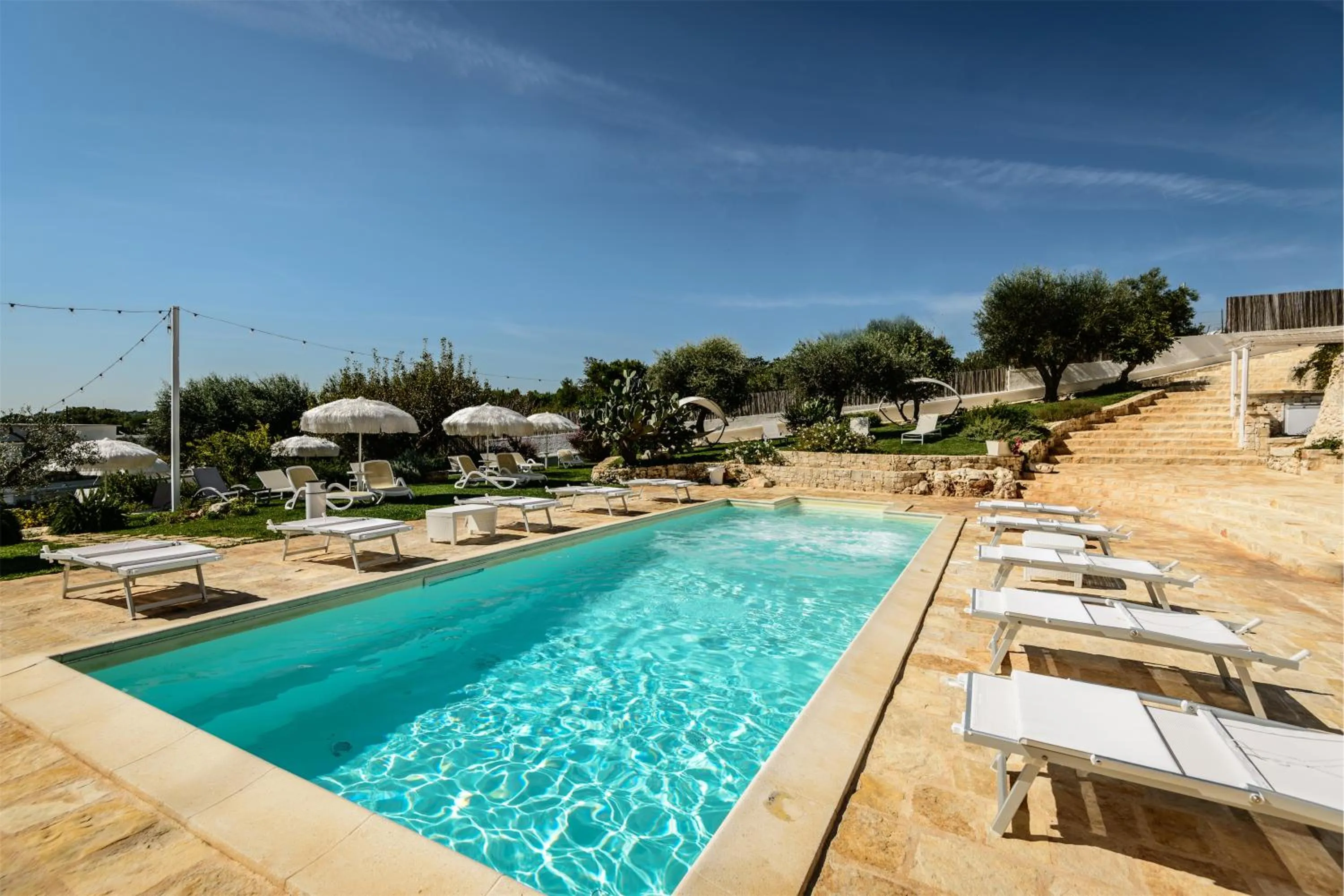 Pool view in La Terrazza Sulla Rupe Relais
