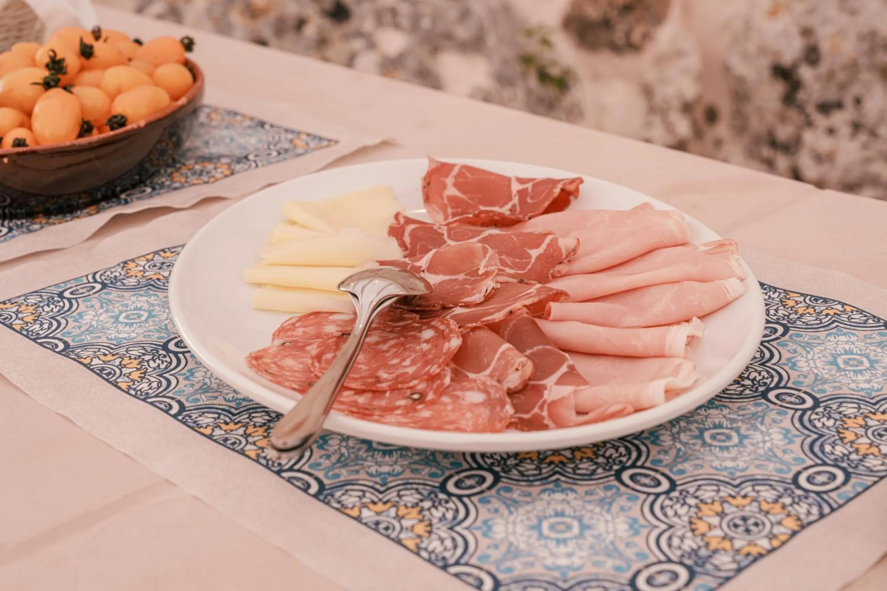 Food and drinks in La Terrazza Sulla Rupe Relais