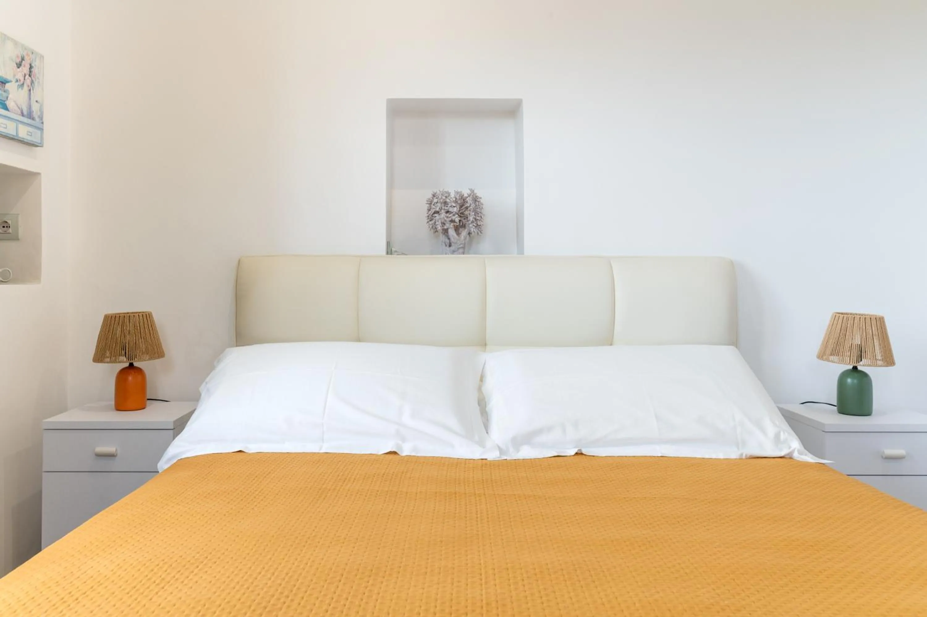 Bed in La Terrazza Sulla Rupe Relais