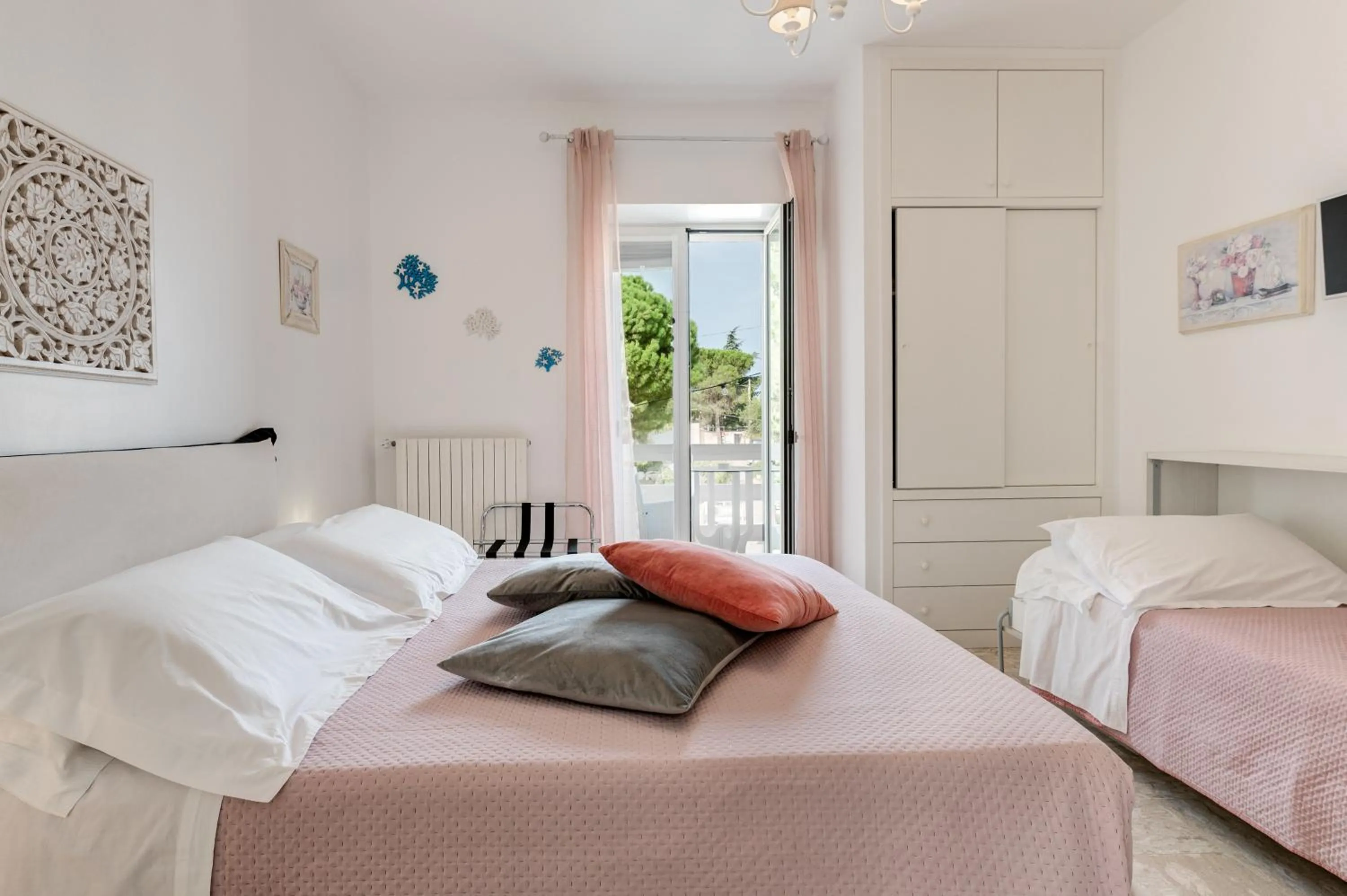 Bed in La Terrazza Sulla Rupe Relais