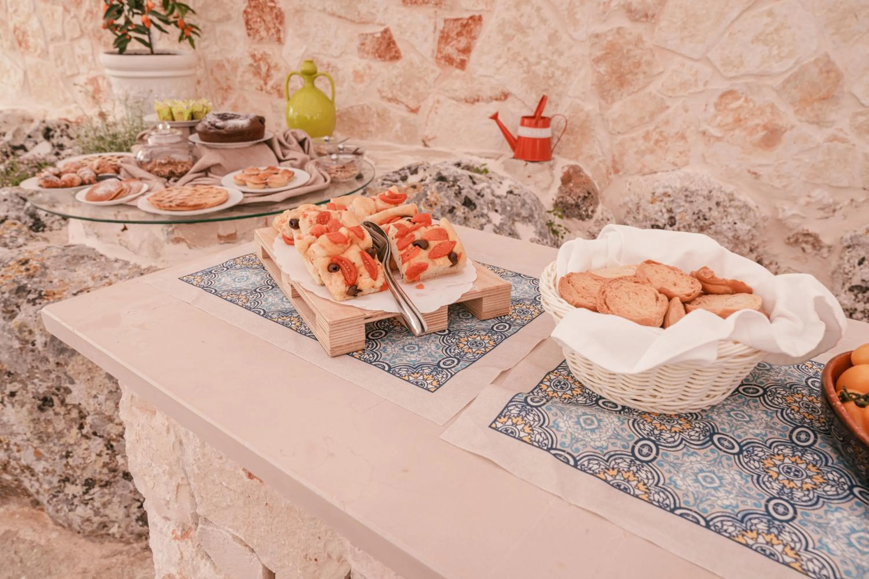 Food and drinks in La Terrazza Sulla Rupe Relais