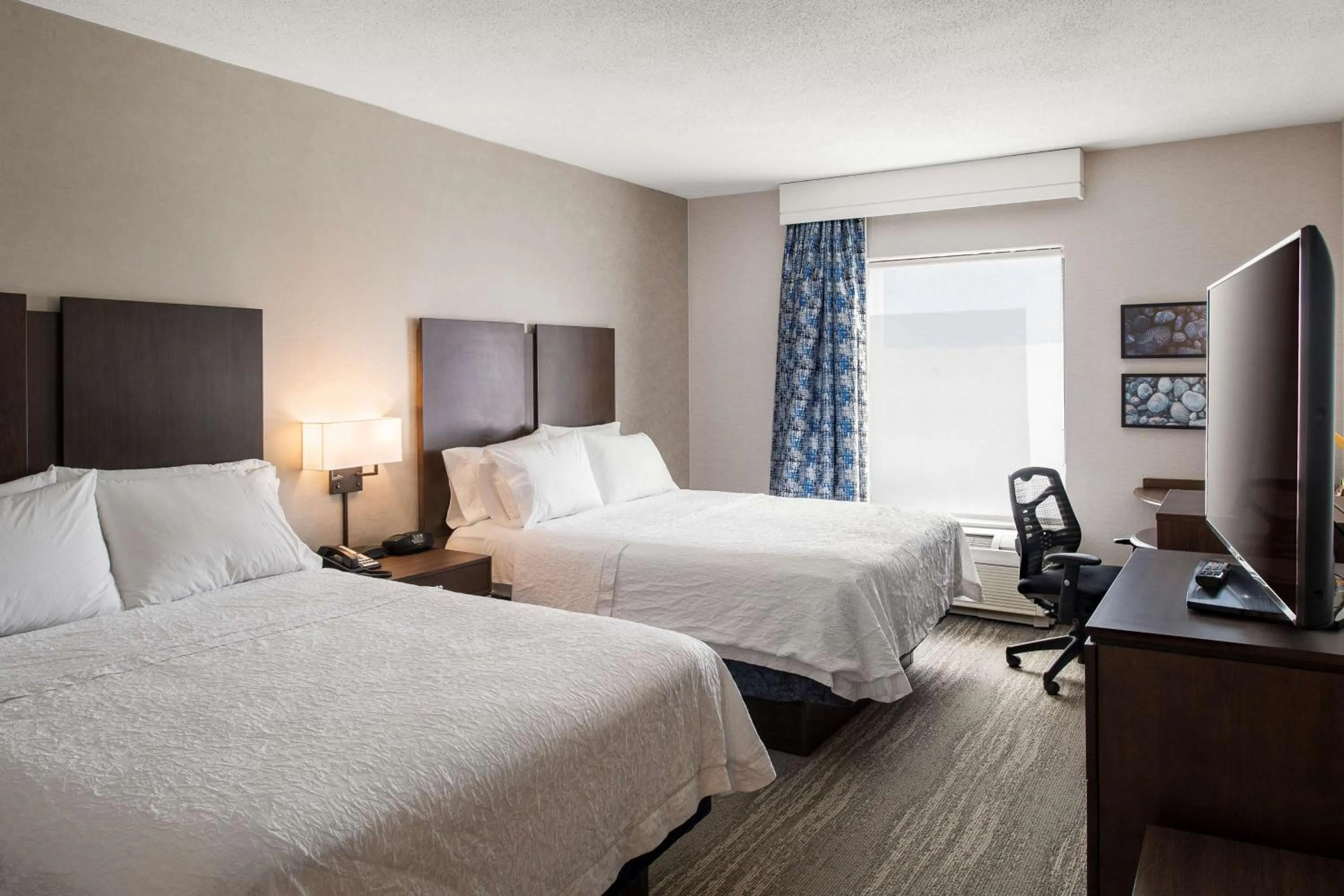 Bed in Hampton Inn & Suites by Hilton Dartmouth - Halifax