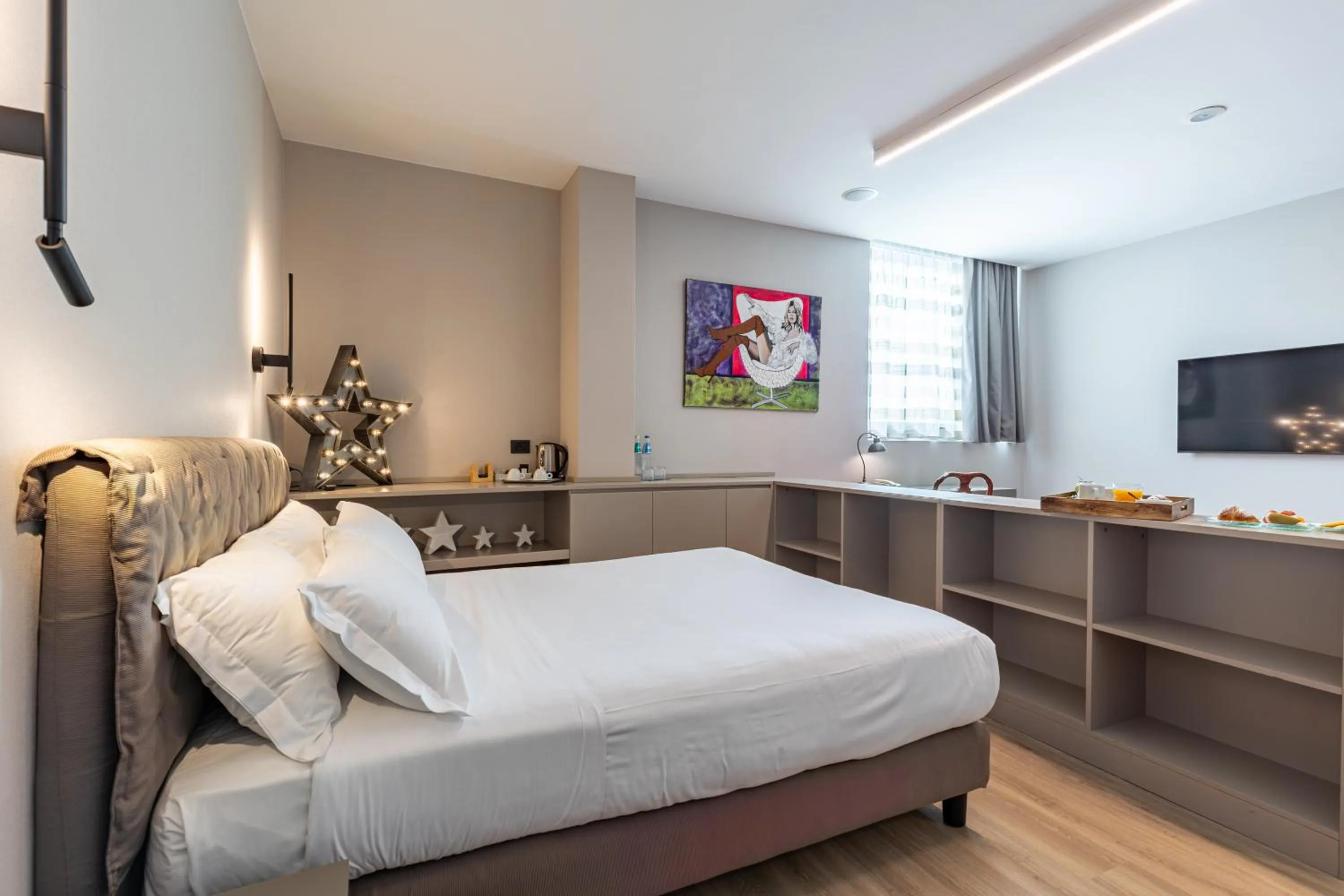 Bed in H2C Hotel Milanofiori