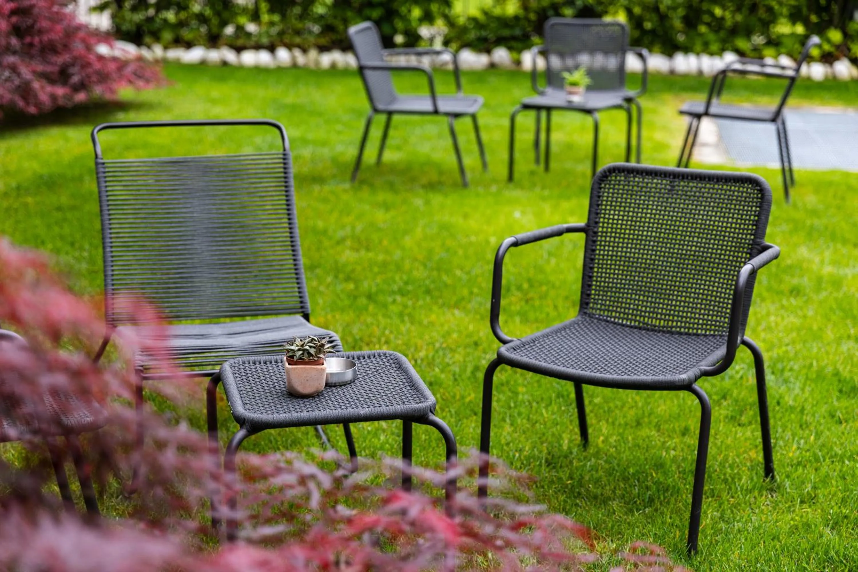Garden in H2C Hotel Milanofiori