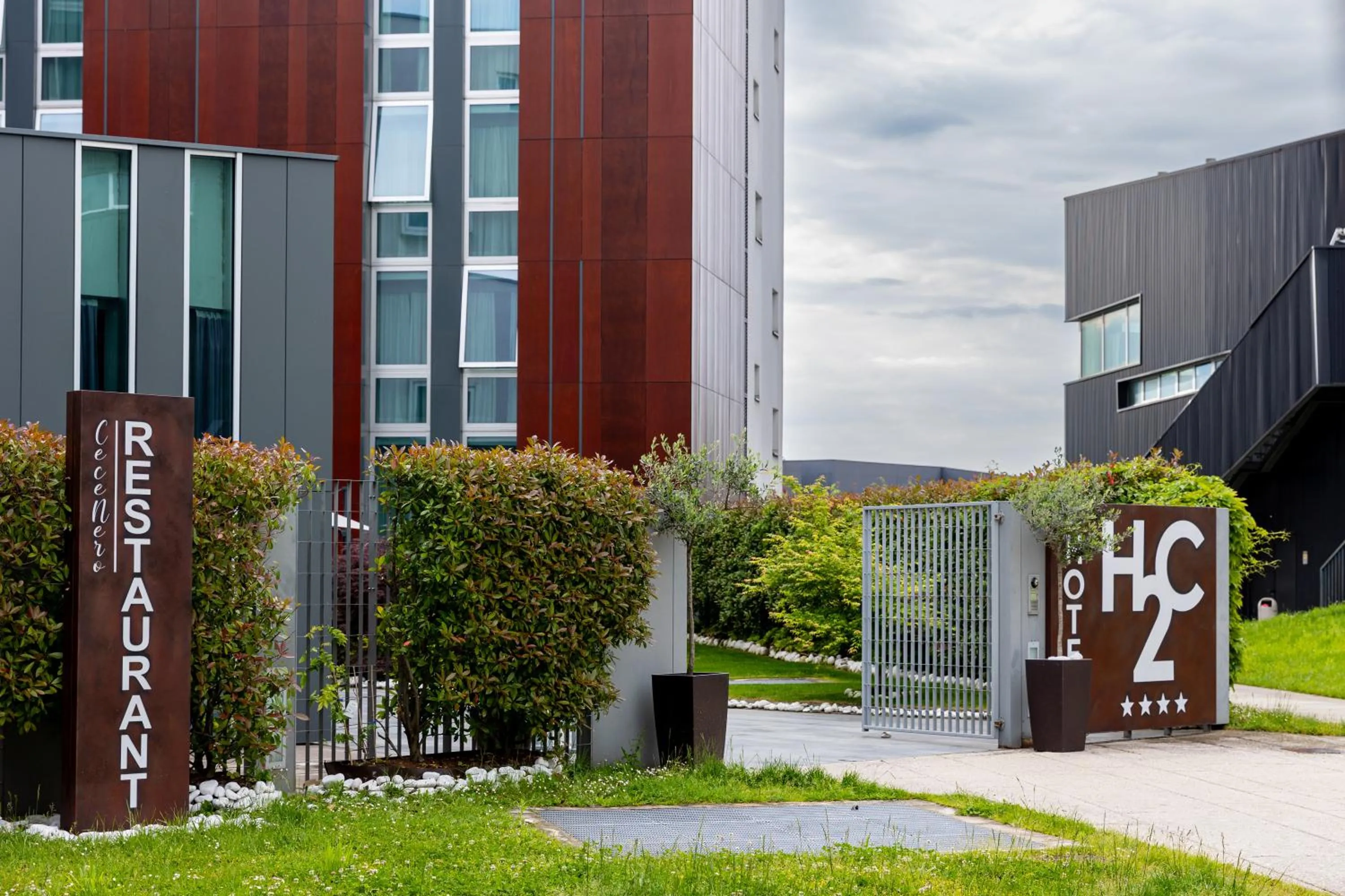 Property building in H2C Hotel Milanofiori