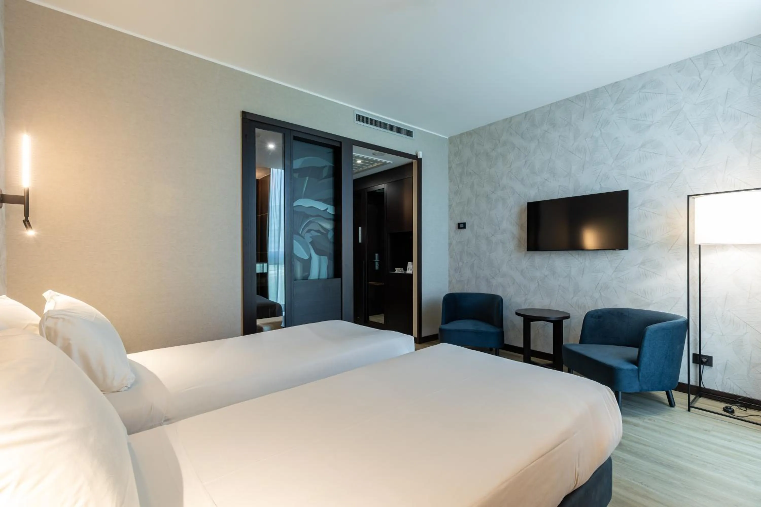 Bed in H2C Hotel Milanofiori