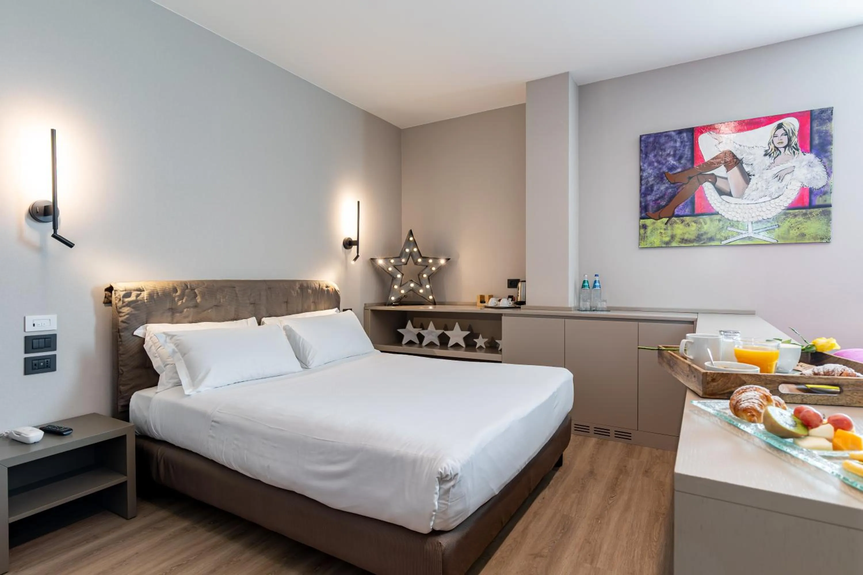 Bed in H2C Hotel Milanofiori